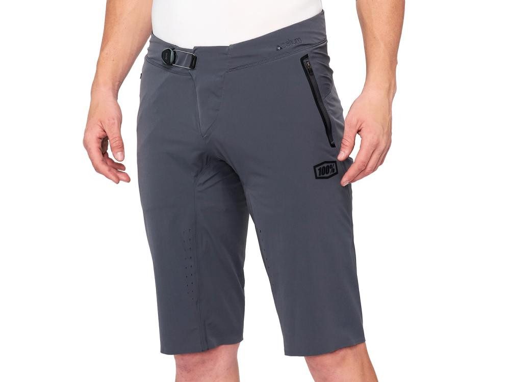 Fahrradhose 100% Celium Shorts charcoal 30zoll