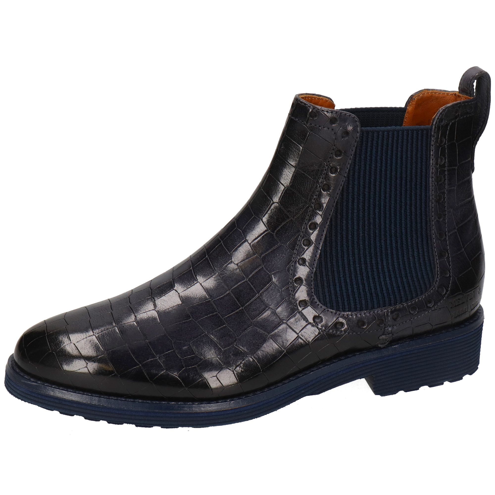 Hamilton Selina 29 Melvin Hamilton Chelsea Boots Blau Melvin