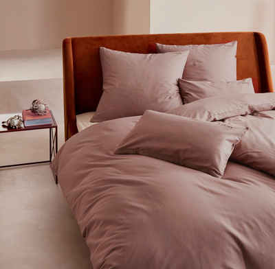 Bettwäsche Anisa in Gr. 135x200 oder 155x220 cm, LeGer Home by Lena Gercke, Renforcé, 2 teilig, Bettwäsche aus Baumwolle, unifarbene Bettwäsche mit Reißverschluss