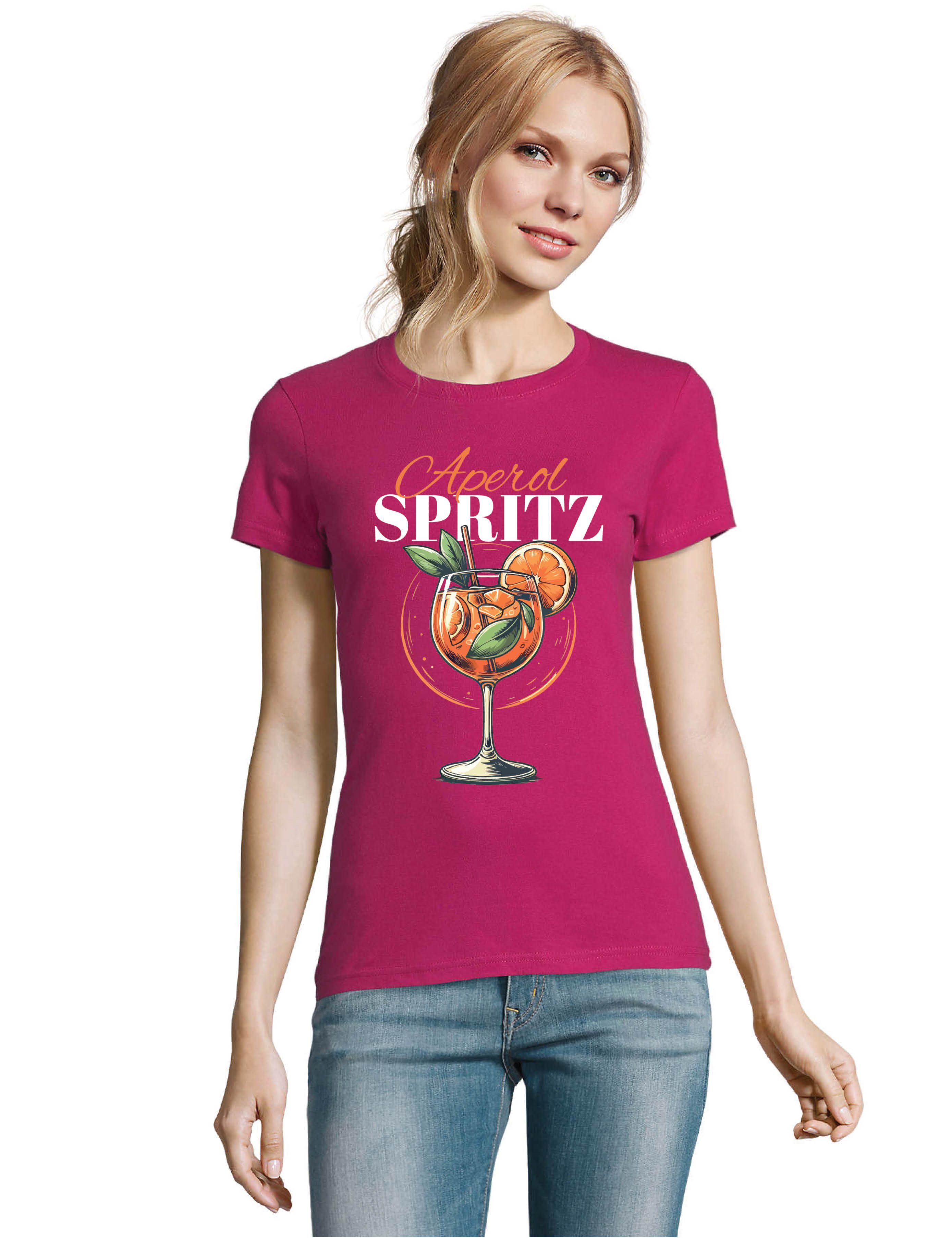 Youth Designz Print-Shirt "Aperol Spritz" Print Damen T-Shirt Statement Ges günstig online kaufen