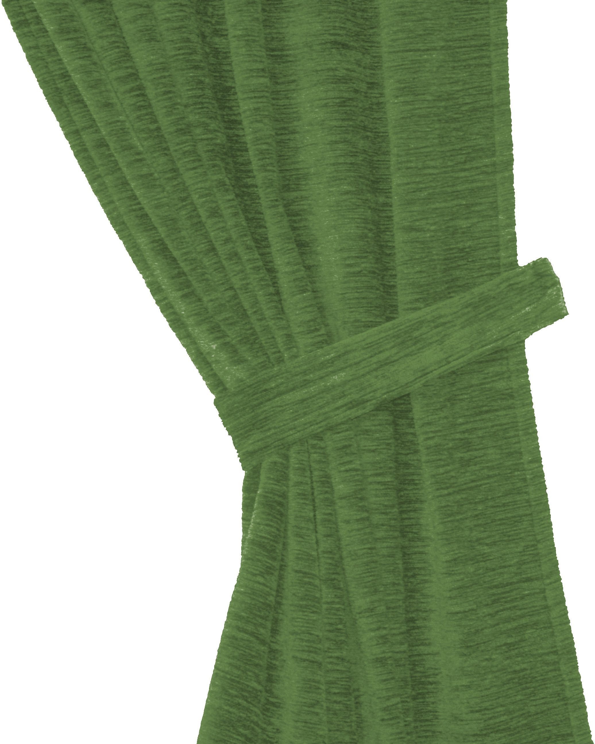 Wirth Raffhalter Thermo-Chenille 288g/m², Gardinen, (2-tlg), 2-er Set