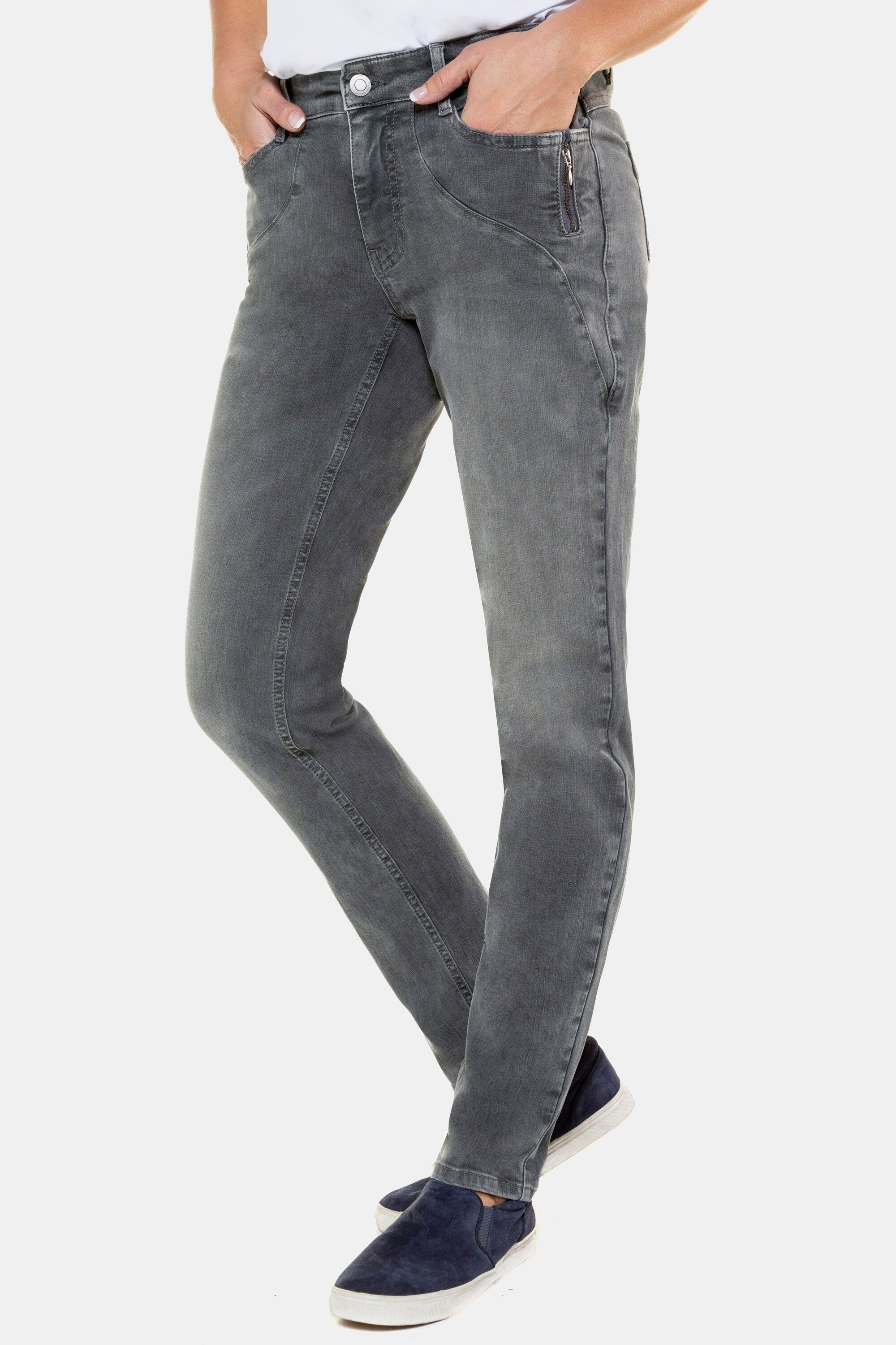 Gina Laura Regular-fit-Jeans »Jeans Tina Schmuck-Zipper 4-Pocket-Form«  online kaufen | OTTO
