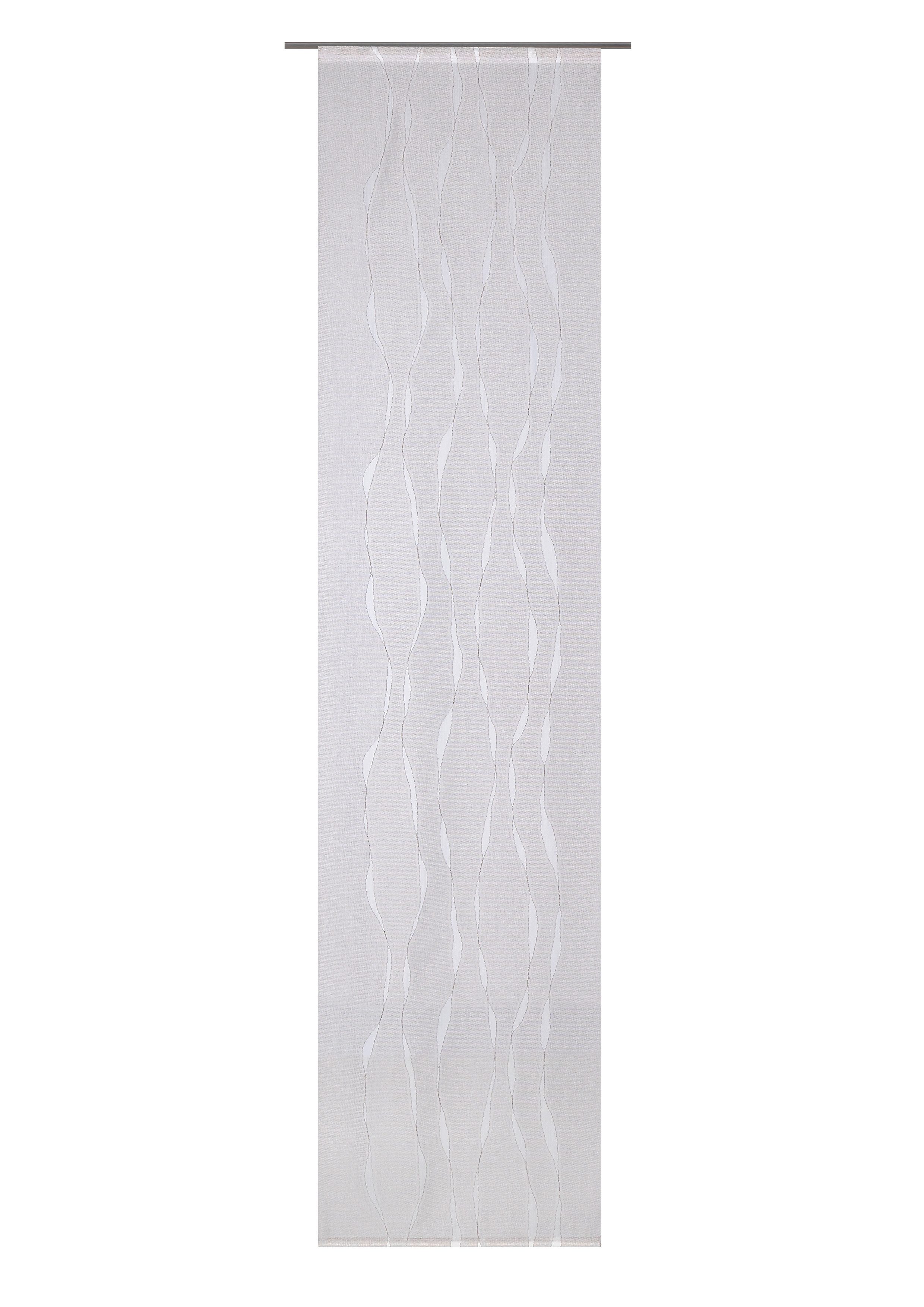 Verdi Schiebegardine Schiebevorhang Louisa 60 x 245 cm, Paneelwagen, halbtransparent
