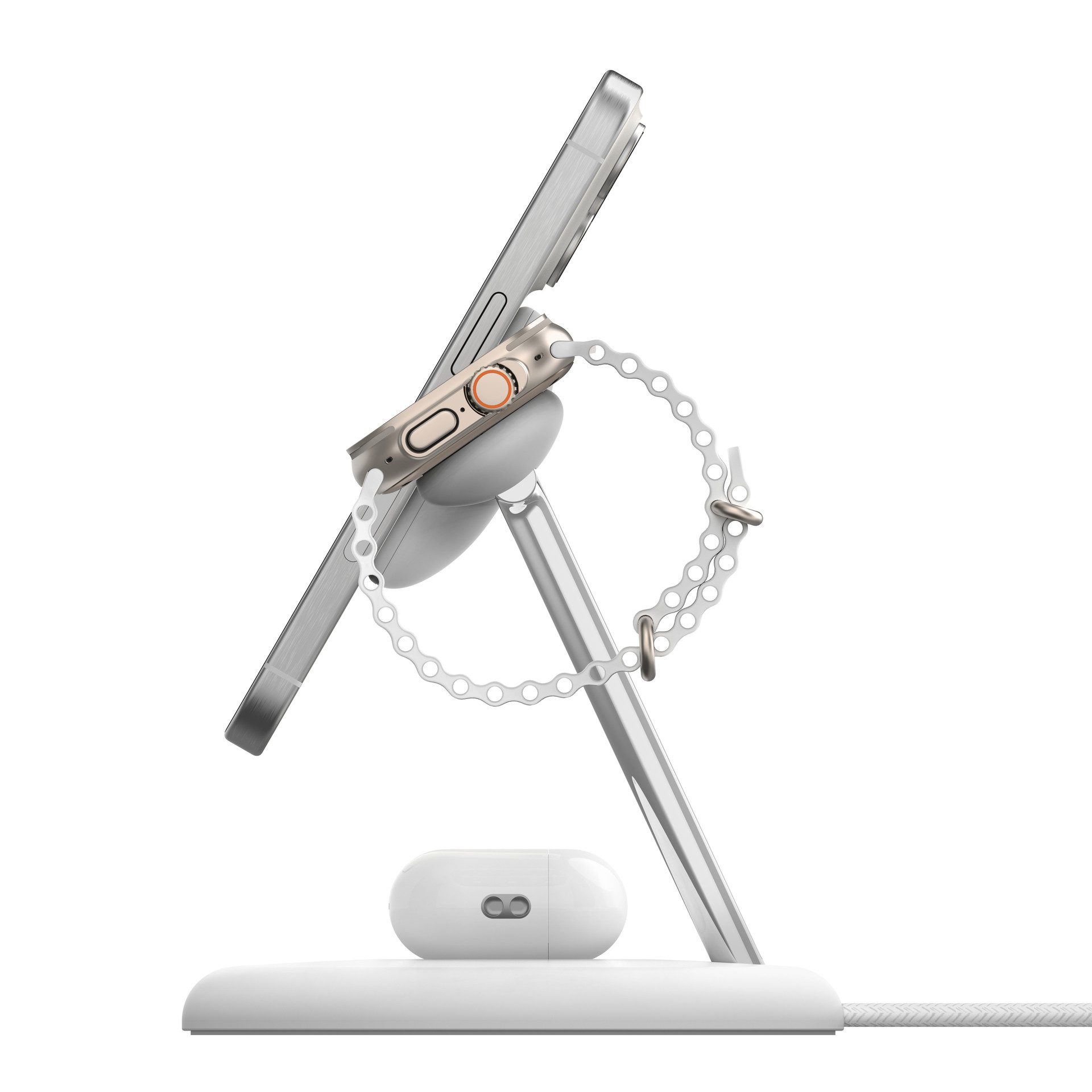 Belkin BoostCharge Pro 3-in-1 Ladestation (iPhone 17/Air/16/15, Pixelsnap, AirPods, Apple Watch) – Bild 5 von 5