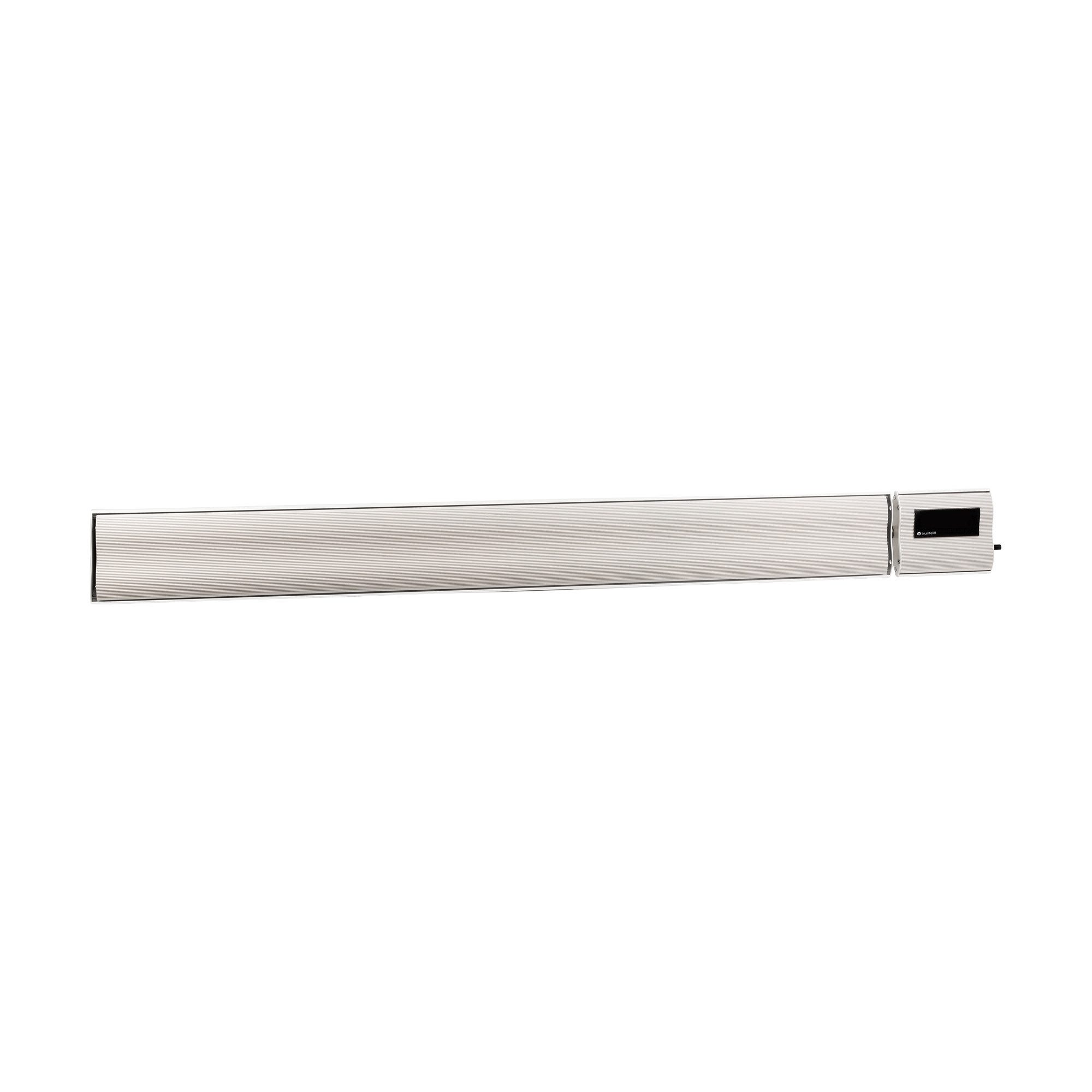 blumfeldt Terrassenstrahler CosmicBeam Plus XXL Infrarot-Heizer 3000W IP44 Aluminium Fernbedienung, Infrarot Heizstrahler Terrasse Wand Terrassenheizstrahler IR Strahler