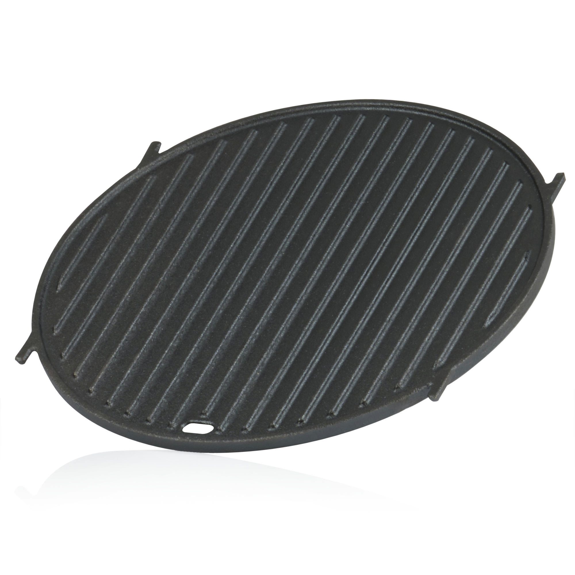 BBQ-Toro Grillplatte Gusseisen Grillplatte Ø 30 cm, Plancha Grillplatte für für Weber GBS, Kann direkt genutzt werden