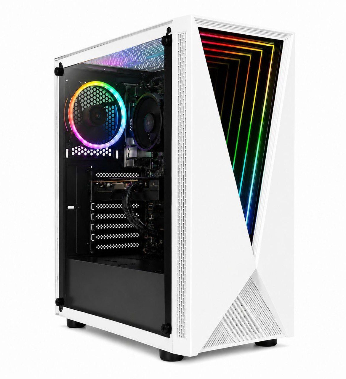 Cyber Titan Turbo Intel Core i5 - Nvidia RTX 5060 Ti Gaming-PC (Intel Core i5, Nvidia RTX 5060TI, 16 GB RAM, 512 GB SSD, RGB-Beleuchtung, Gaming PC, Windows 11 Pro, dedizierte Grafikkarte)
