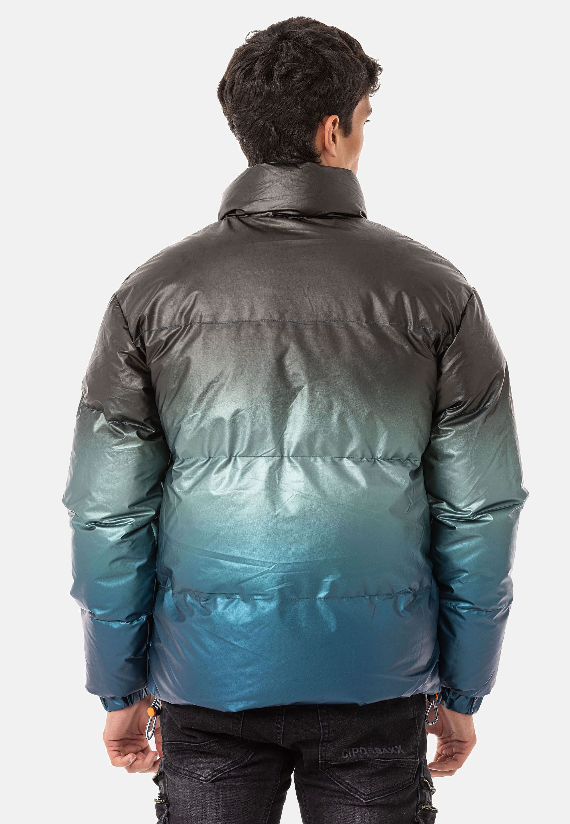 Cipo & Baxx Winterjacke Jacke mit Farbverlauf-Muster günstig online kaufen