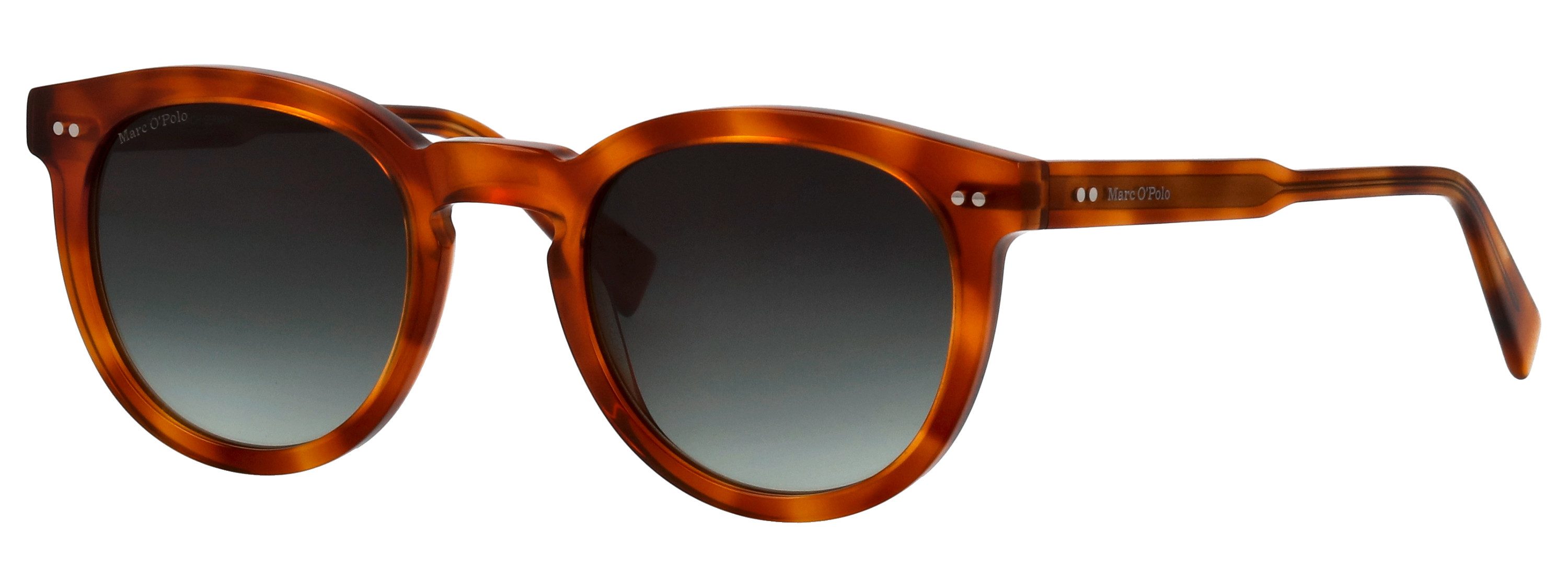 Marc O'Polo Sonnenbrille Modell 506238 Form Panto, Logoschriftzug auf Bügel, Kunststofffassung