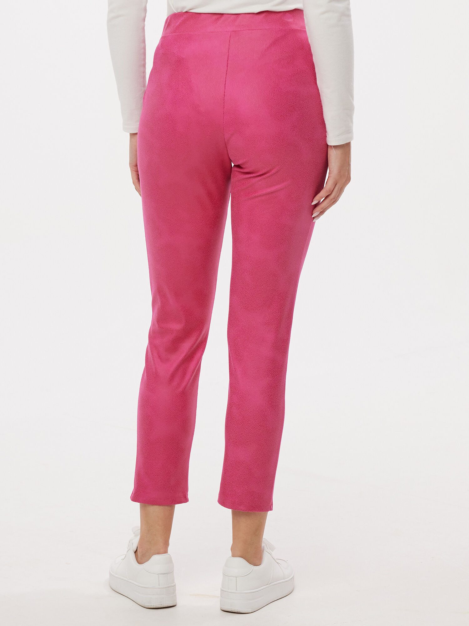 MONACO blue Lederimitathose 7/8 Hose Körpernah in Ankle-Länge günstig online kaufen