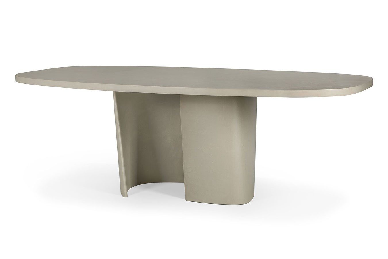 Ethnicraft Küchentisch Betontisch Canyon hellgrau 230*115 cm