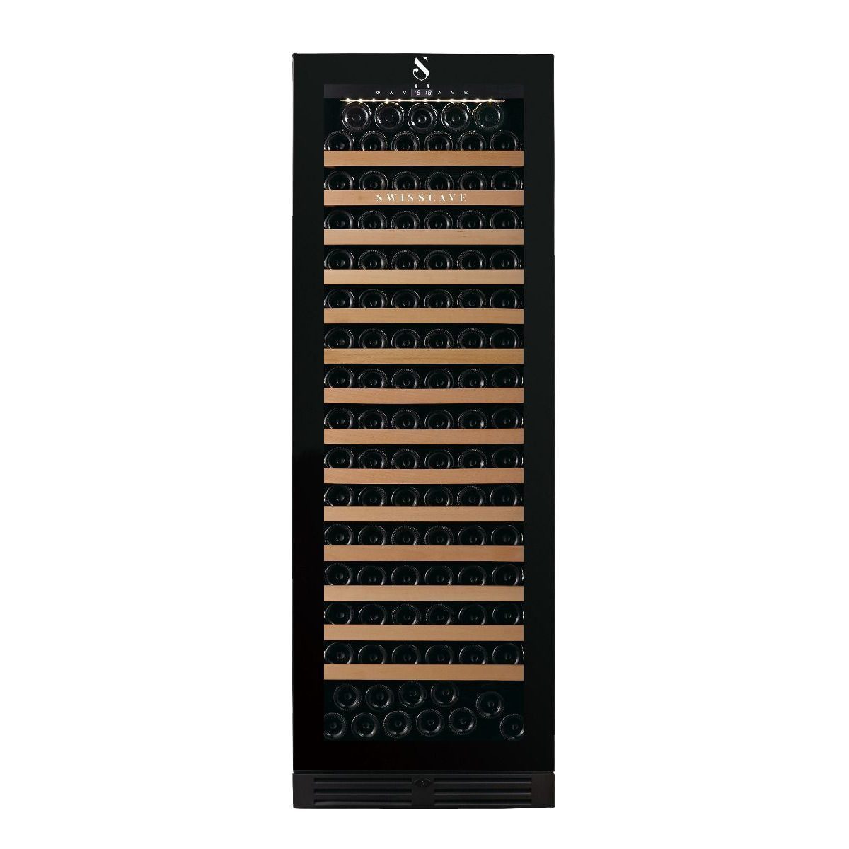 Swisscave Weinkühlschrank WLB-460F-MIX.. 1-Zonen Weinkühlschrank, 168 Flaschen, 172 cm (H), für 168 Standardflaschen á 0,75l,1-Zonen Weinkühlschrank, 168 Flaschen, 172 cm (H)