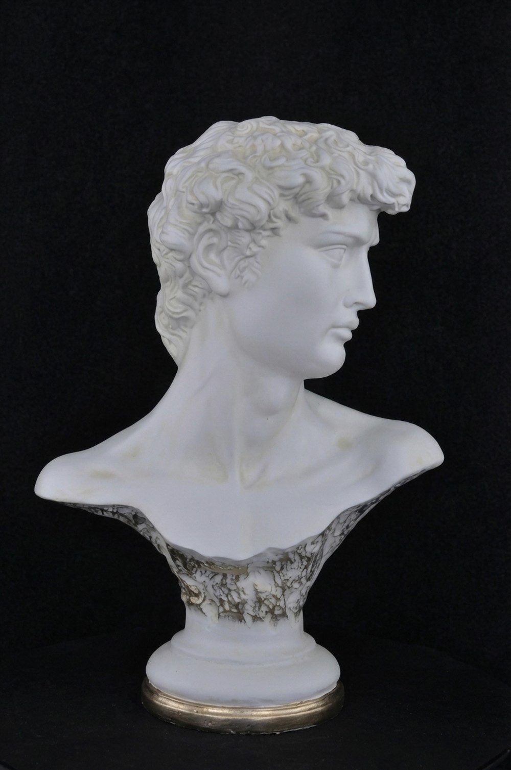 JVmoebel Skulptur Büste Adam aus Polyresin in antikem Finish, Made in Europa