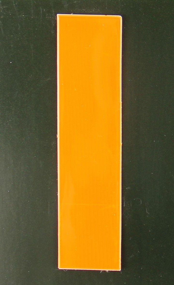 Aco Hausnummer Conacord Reflektierender Klebebuchstabe I orange I