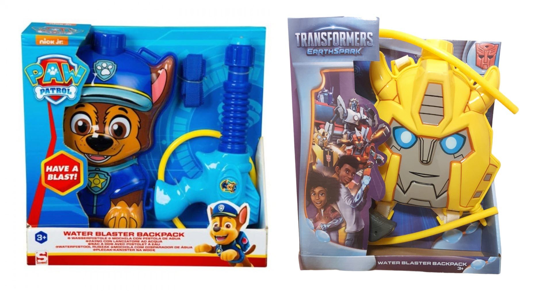 Paw patrol water blaster backpack sale