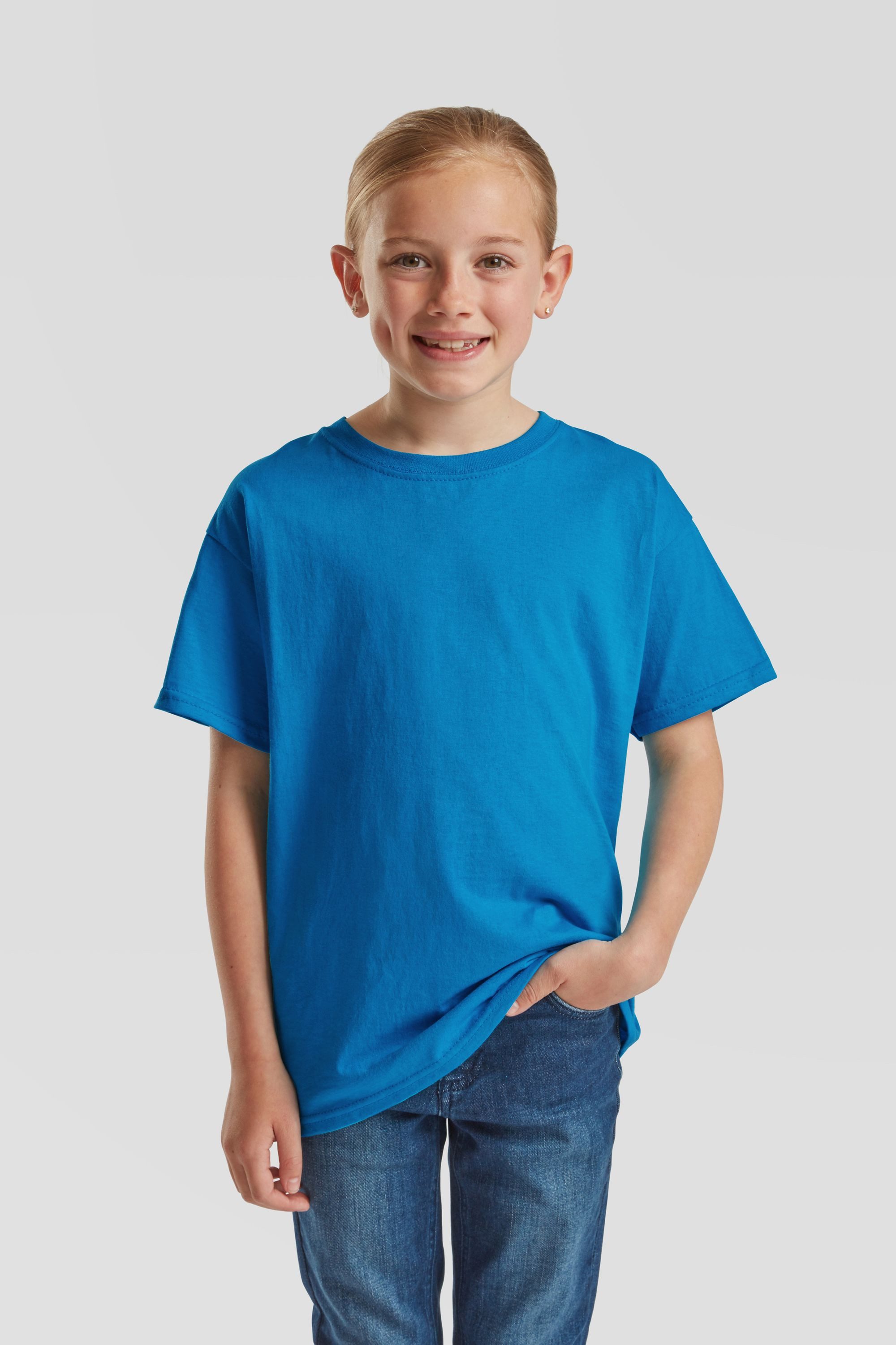 Fruit of the Loom Rundhalsshirt Fruit of the Loom Valueweight T Kids