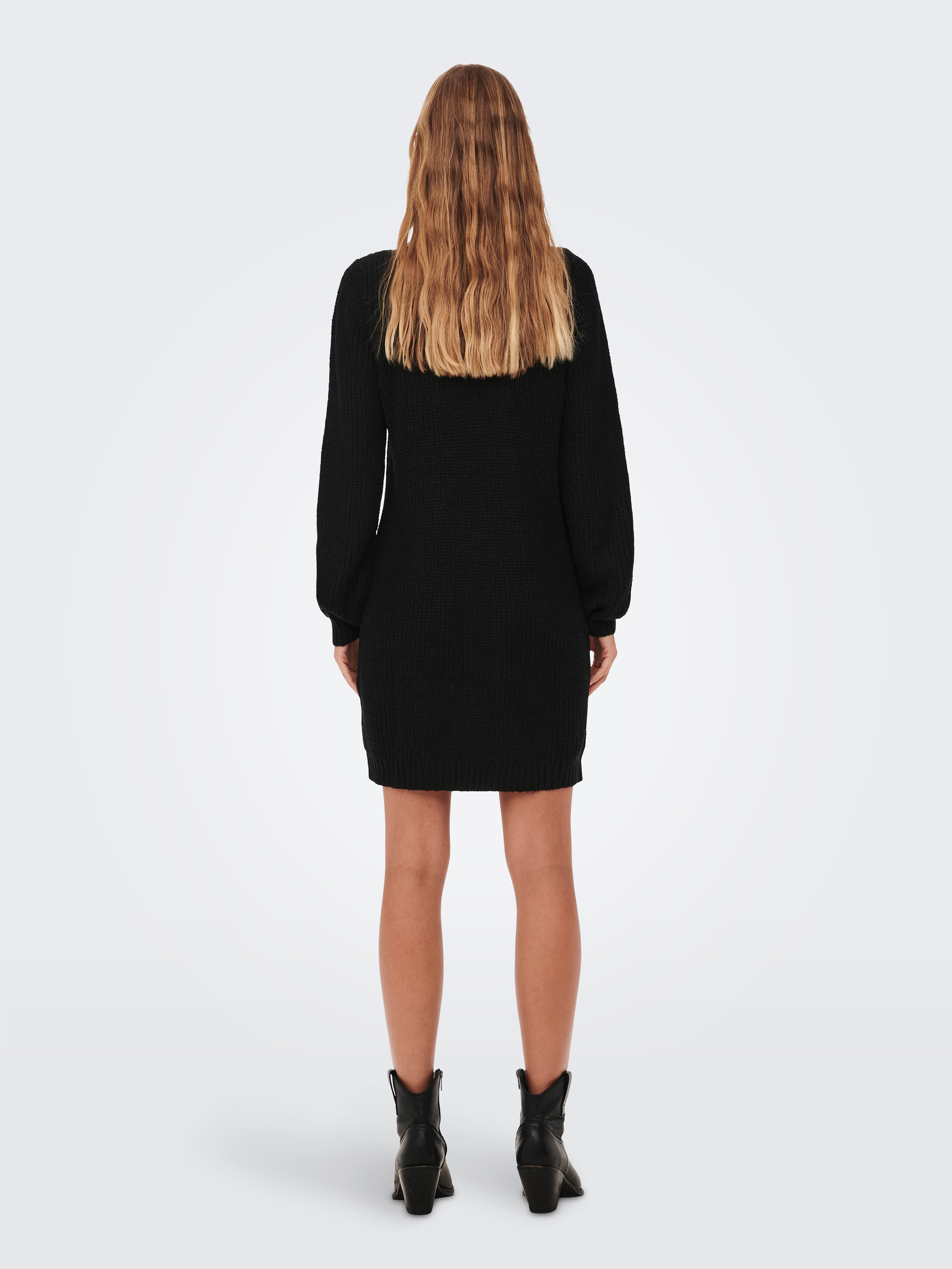JDY Minikleid JDYWHITNEY MEGAN L/S BOAT DRESS KNT NOOS Sommerkleid