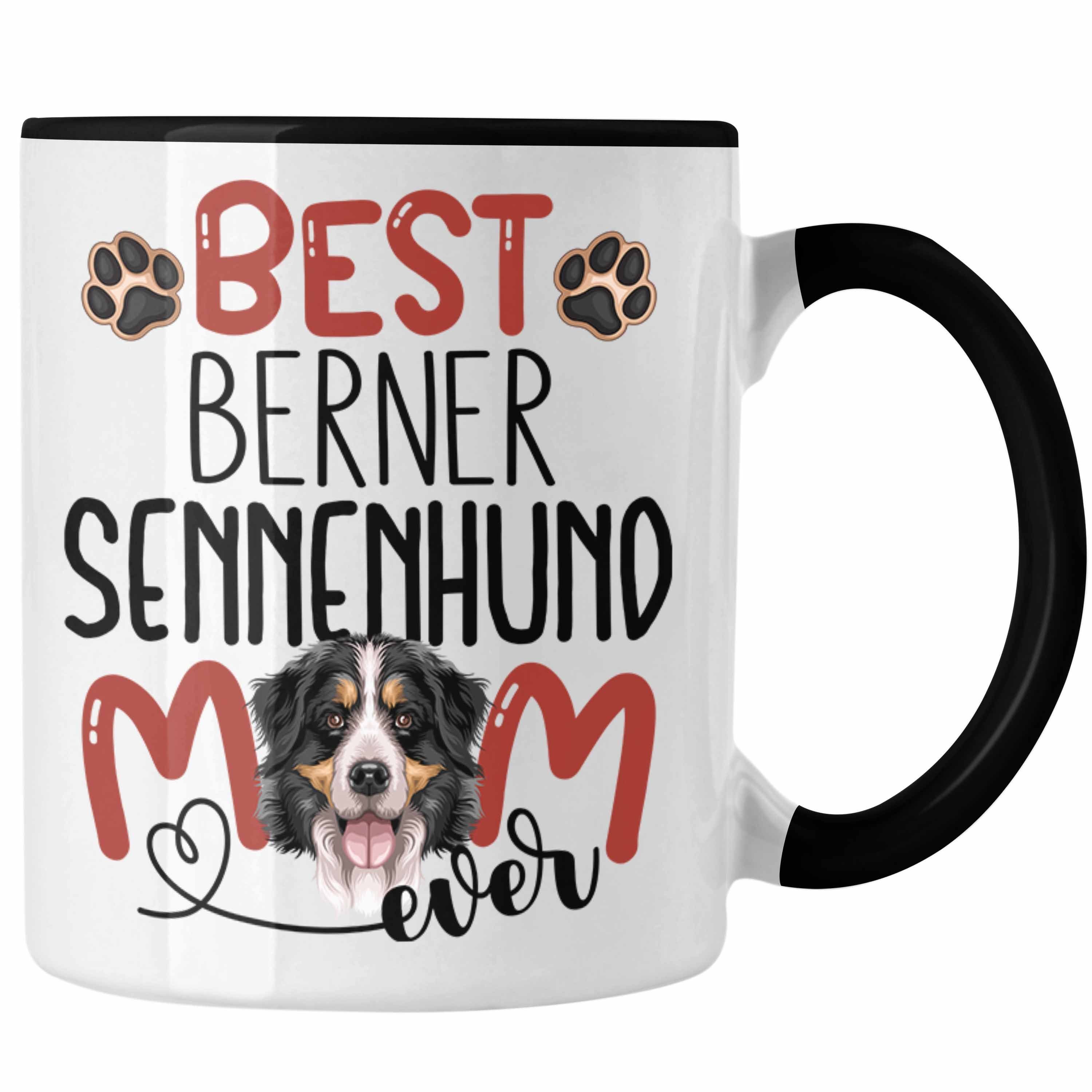 Spruch Berner Schwarz Besitzerin Gesche Geschenk Mom Trendation Tasse Lustiger Tasse Sennenhund