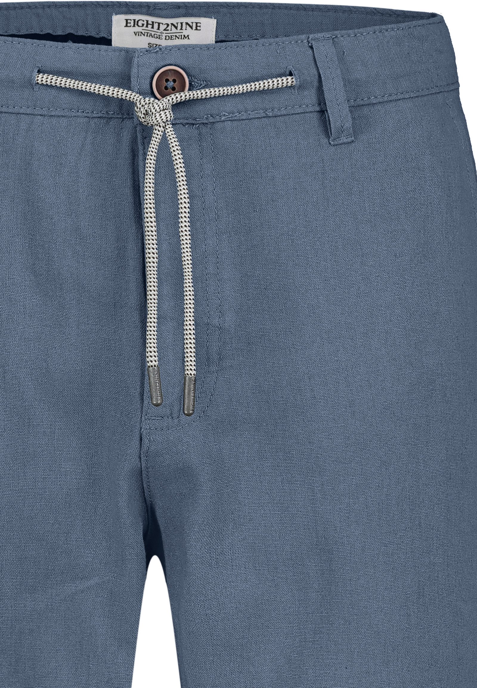Eight2Nine Chinos Eight2nine Herren Leinen Hose Leinenhose Regular Freizeithose Sommer