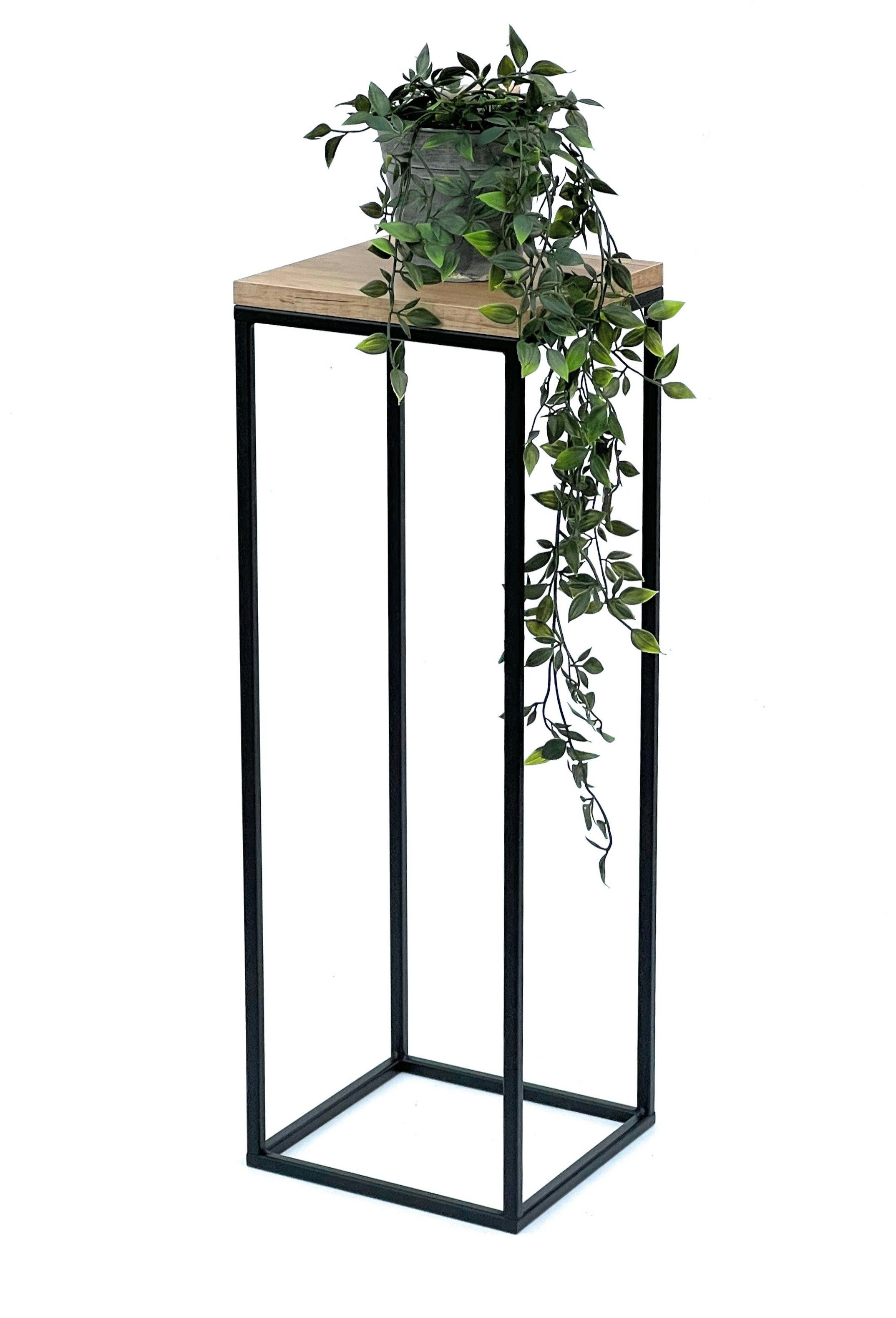DanDiBo Blumenständer Blumenhocker Metall Holz Schwarz günstig online kaufen