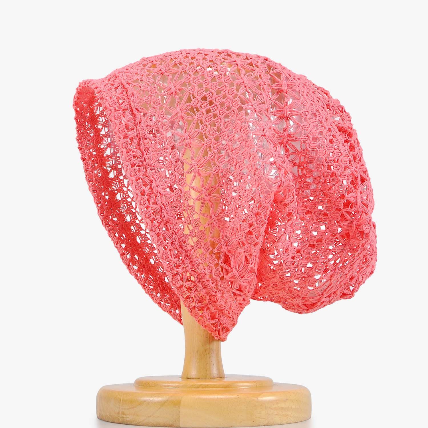 Oemmn Beanie Damen Sommer-Strickmützen Handgemacht Häkelmütze Slouch Beanie Mütze