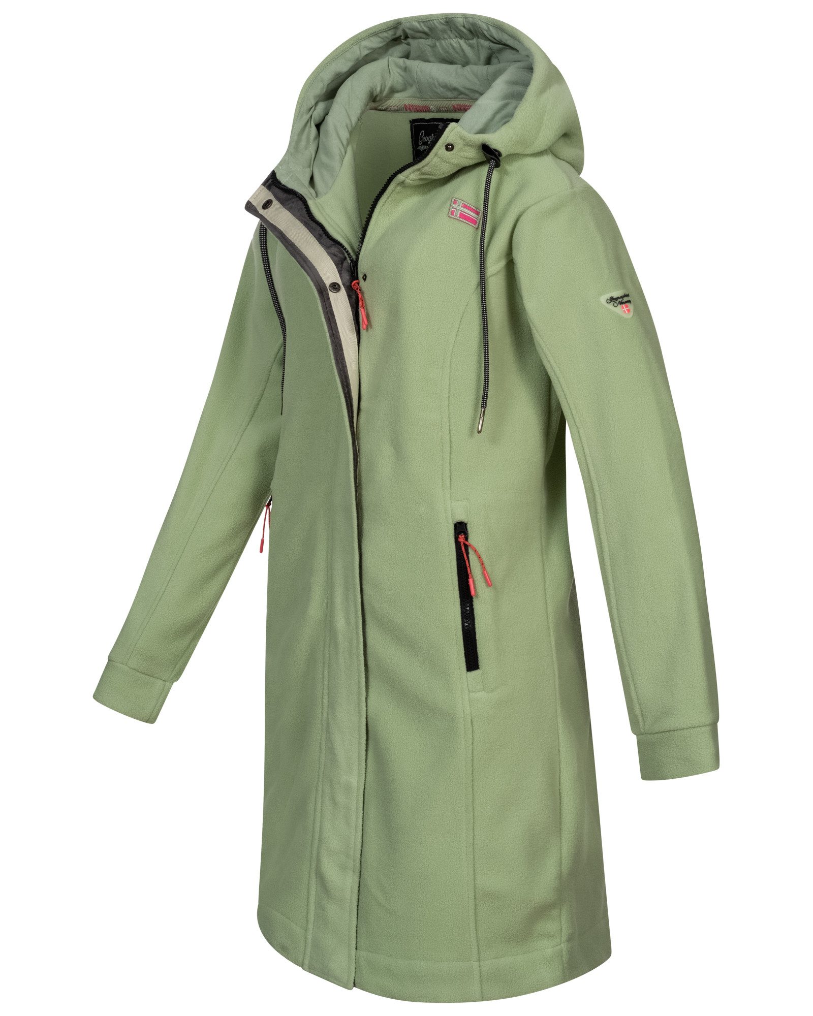 Geographical Norway Fleecejacke Damen Teddy Fleece Jacke Herbst Winter Jack günstig online kaufen