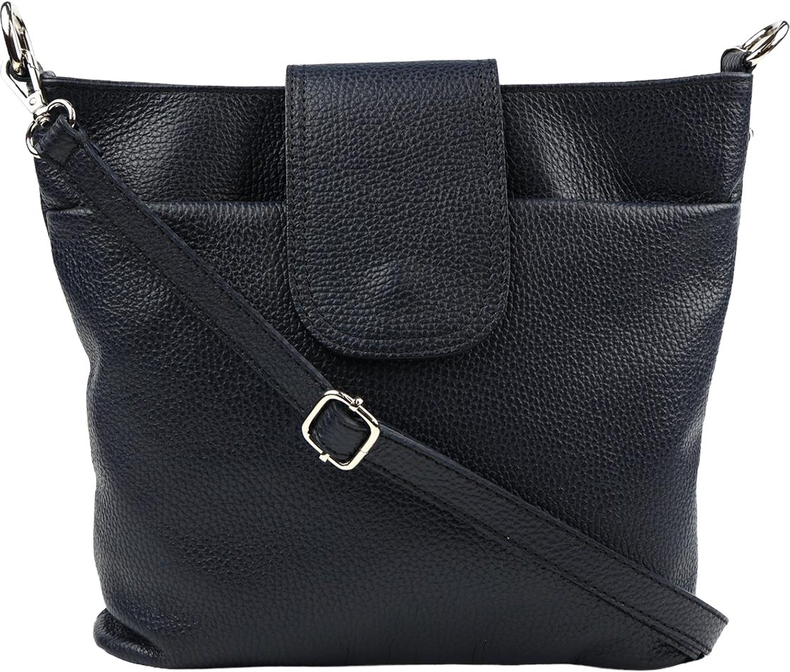 SEVA Schultertasche Umhängetasche Damen Echtleder mit Verstellbar Abnehmbar Breiter Gurt (5 Innenfächer, 2 Außenfächer, Vielen Farben), Crossbody Tasche, vielen verschiedenen Farben, Made in Italy