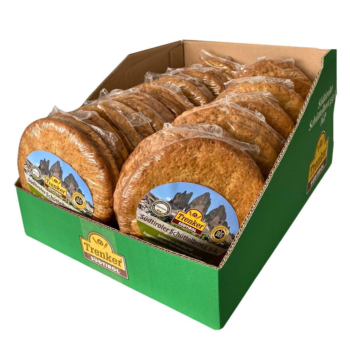 Trenker Brot Südtiroler Schüttelbrot g.g.A. 12 x 200g, Trenker Südtirol, 12 x 200 g, 12 x 200g Packung