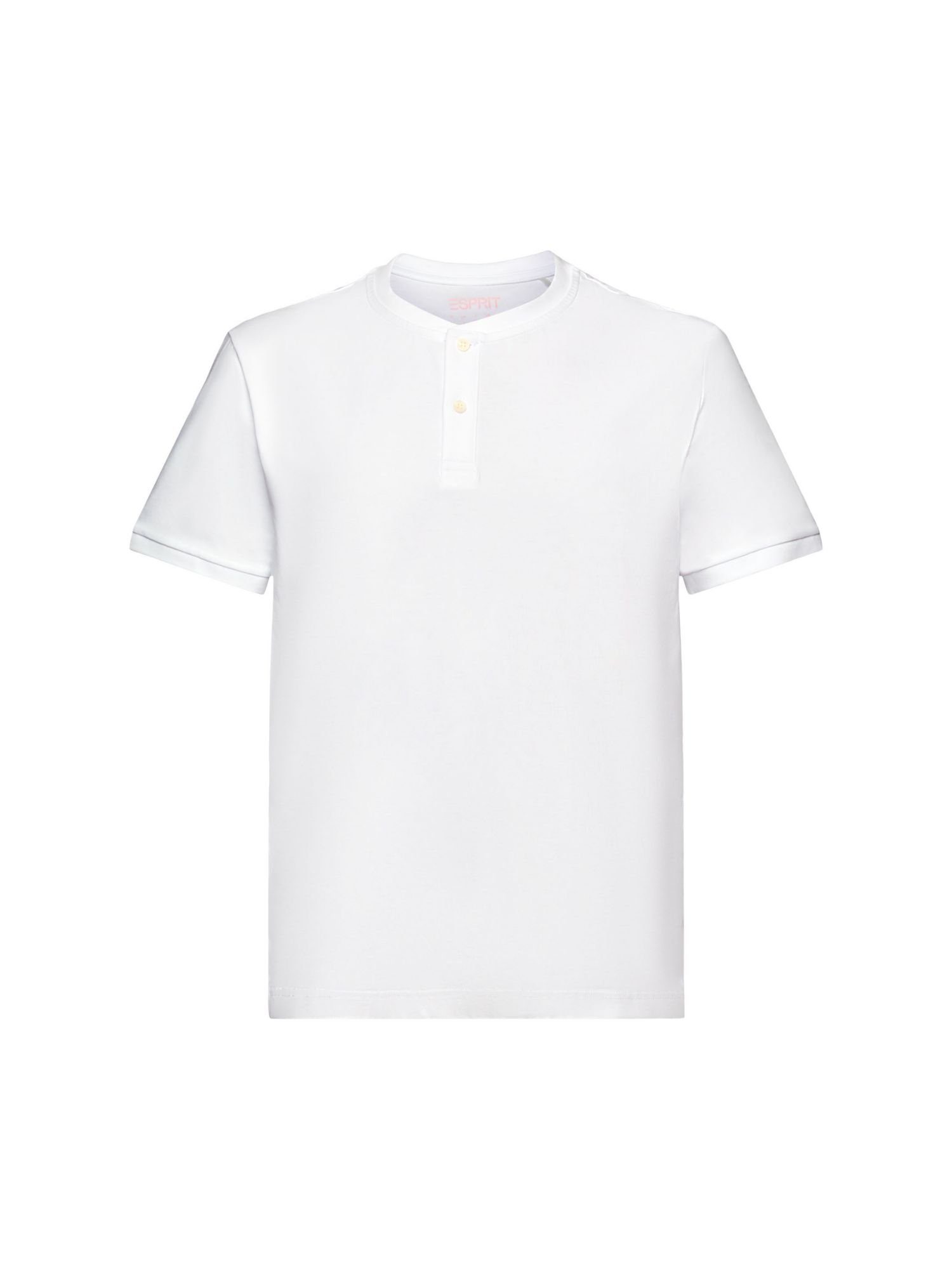Esprit T-Shirt Henley-T-Shirt aus Jersey (1-tlg)