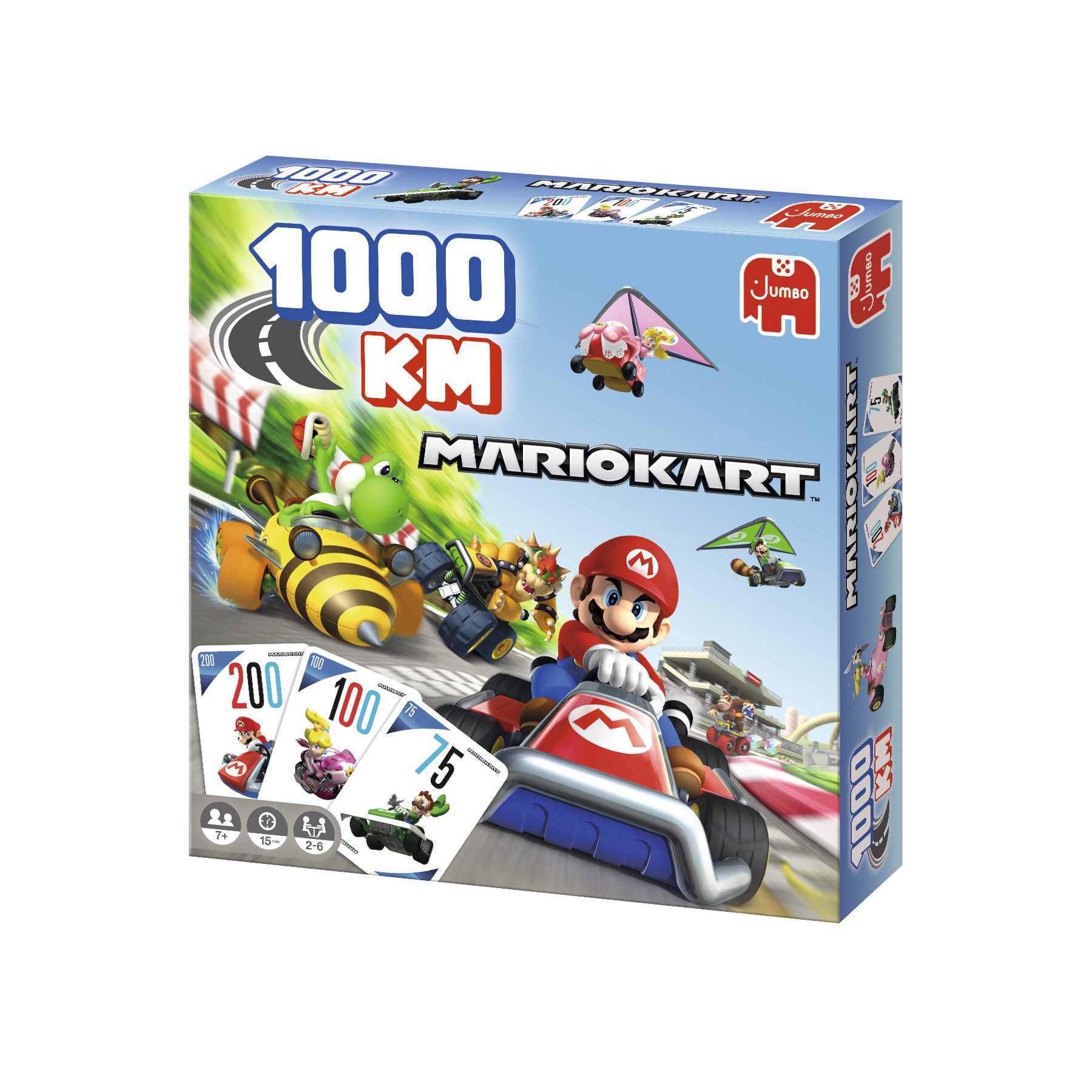 Jumbo Spiele Spiel Jumbo Spiele, Super Mario, 1000KM Mario Kart, Jumbo Spiele 1110100011 Super Mario 1000KM Mario Kart, Made in Europe