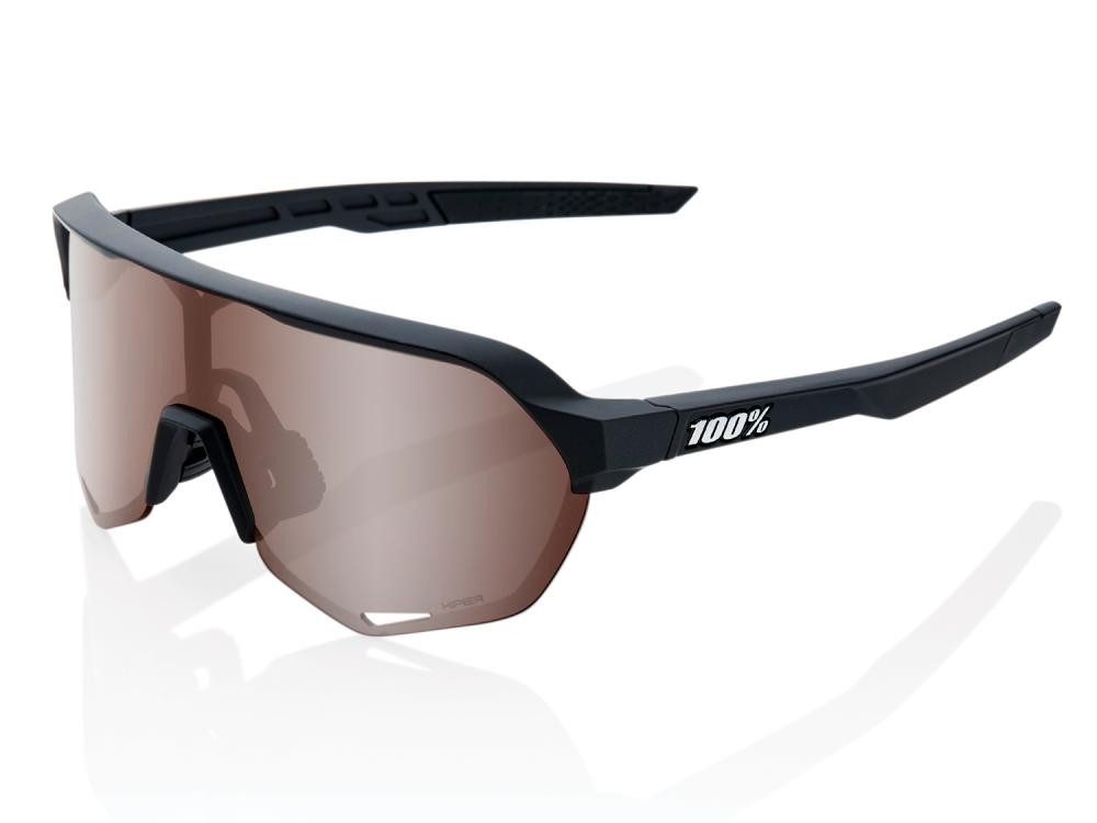 100% Sportbrille 100% S2 - HiPER Mirror Lens unis Soft Tact Black - Performance-Sportbr