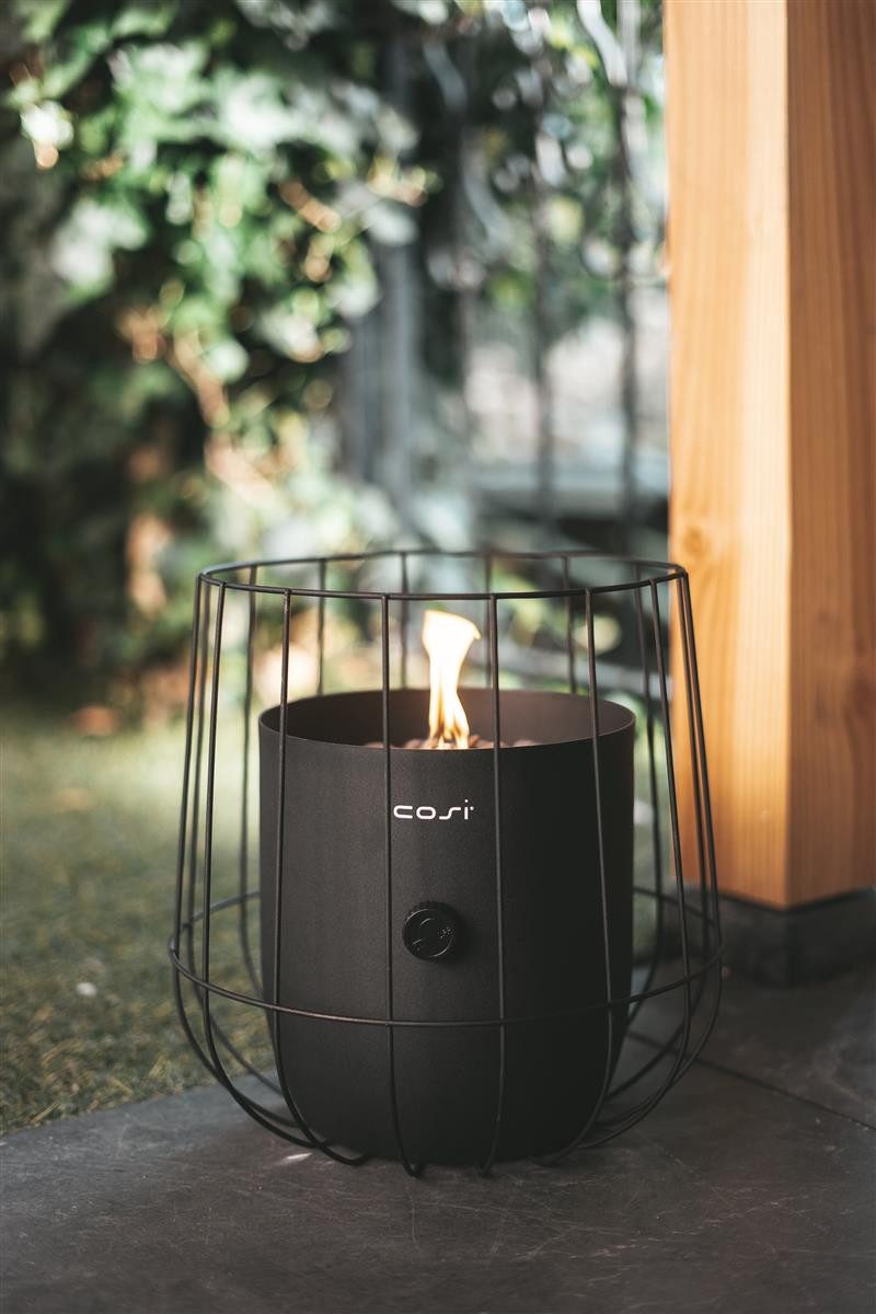 COSI Tischfeuer Cosifire Tischfeuer Cosiscoop BASKET black, Ø 31x31cm