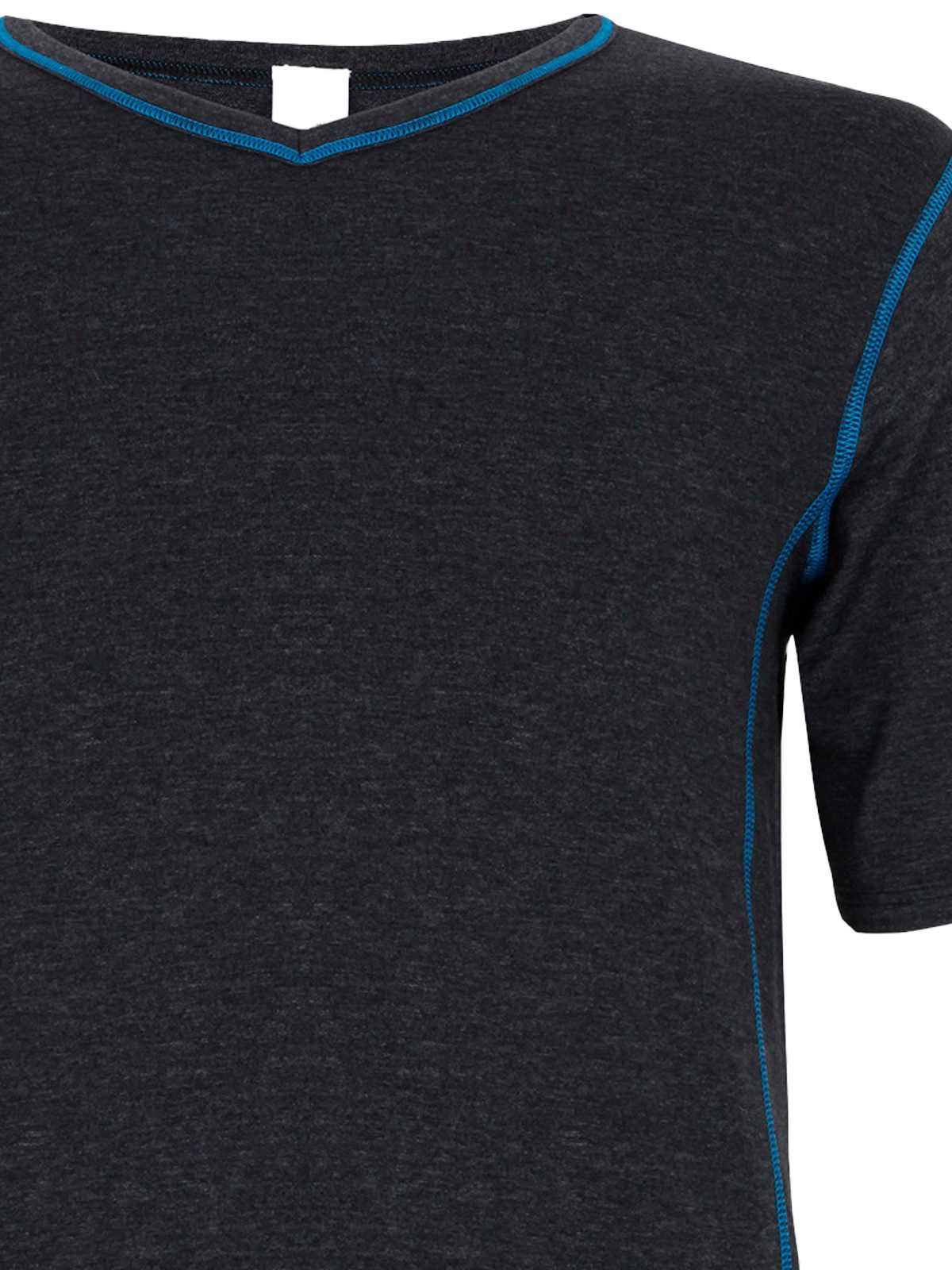 Schöller Unterziehshirt 3er Pack Herren T-Shirt Unterhemd Elastic-Single (Packung, 3-St)