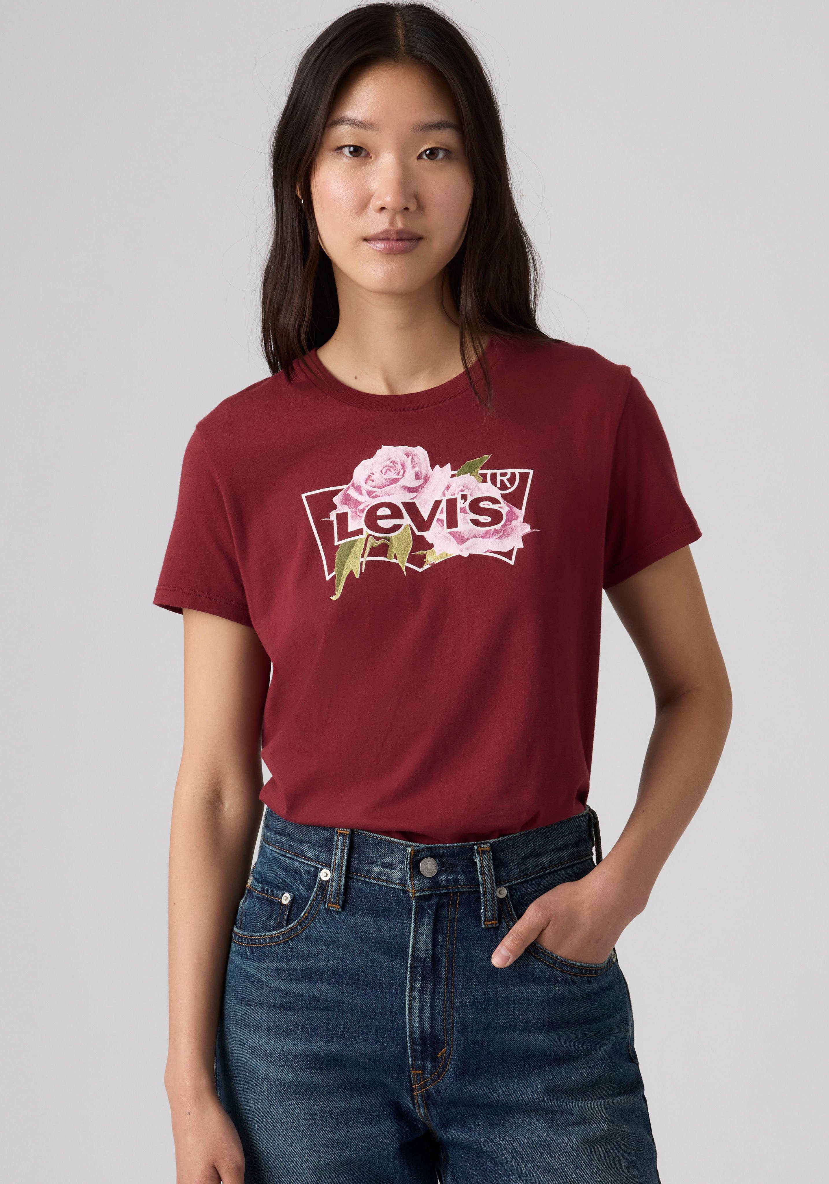 Levi's® T-Shirt THE PERFECT TEE mit Blumen Print – Bild 2 von 5