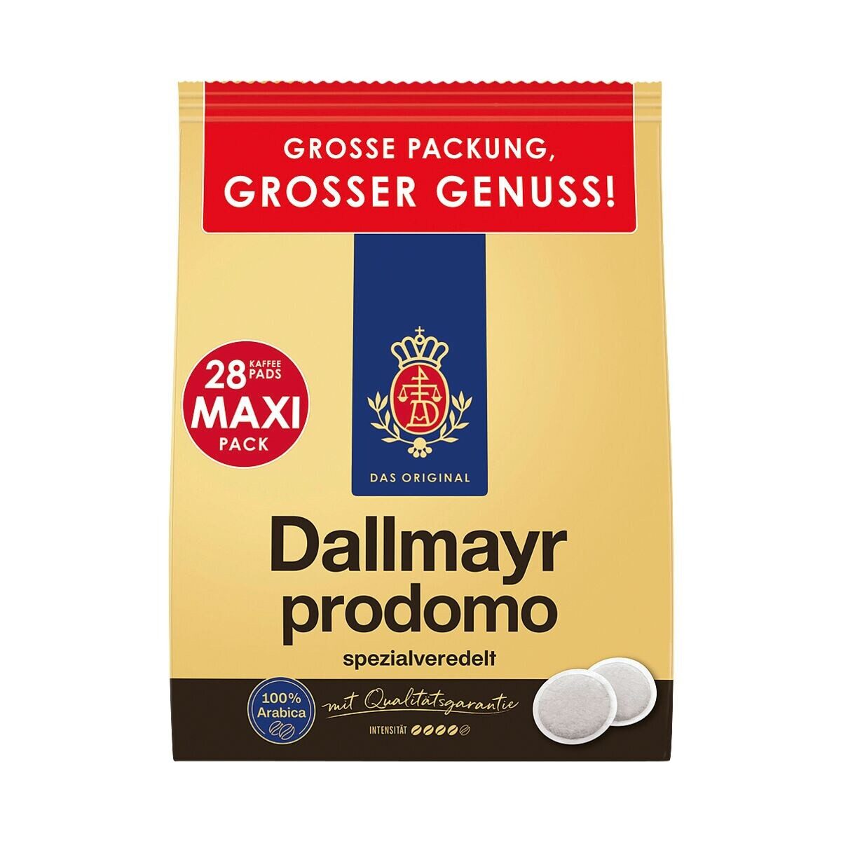 DALLMAYR Kaffee prodomo, 28 Kaffee-Pads