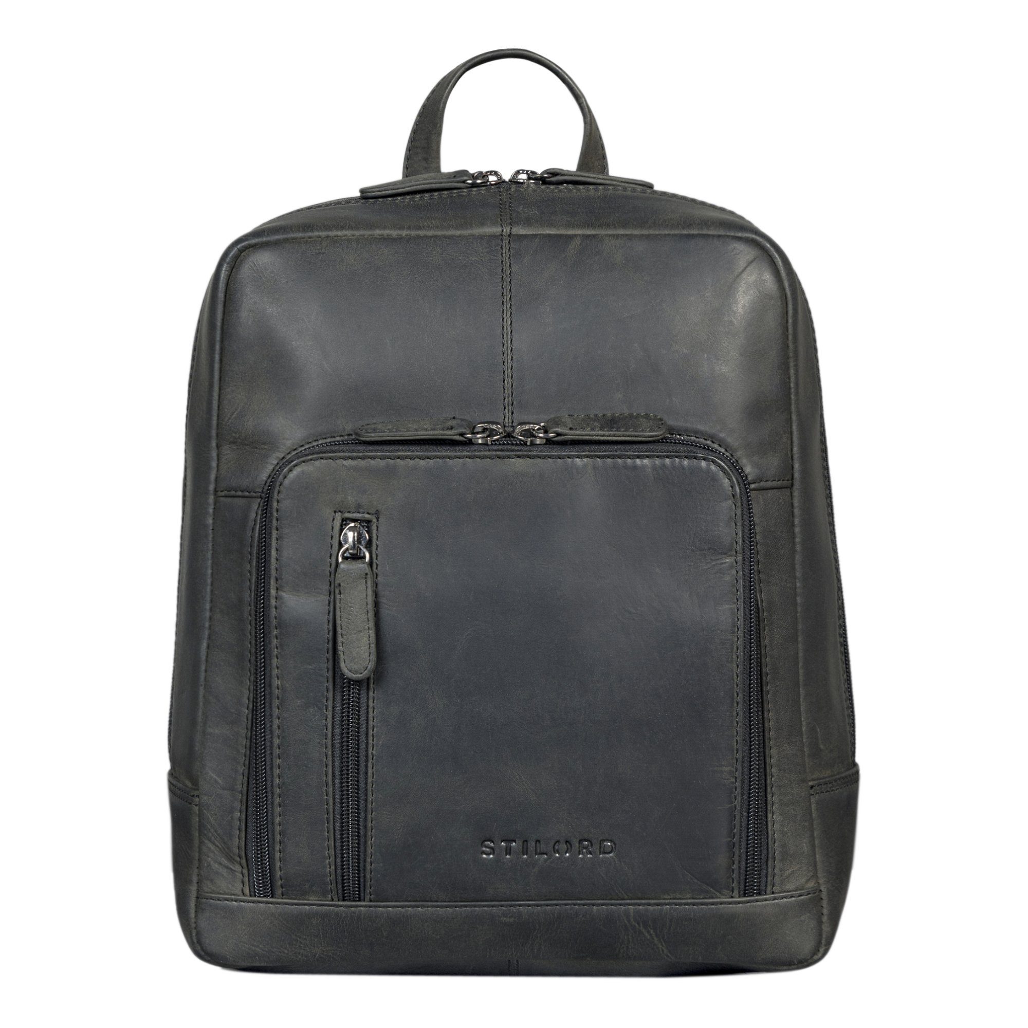 STILORD Cityrucksack "Walker" Leder Rucksack Daypack Klein Robust