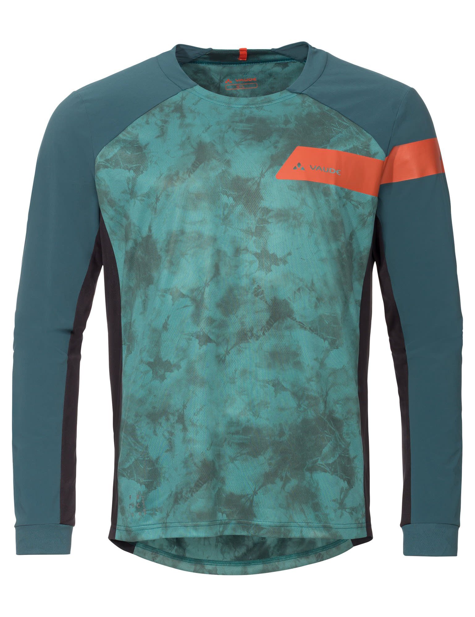 VAUDE Radtrikot Green Moab Pro Mallard Long-sleeve Vaude Herren Mens Shirt