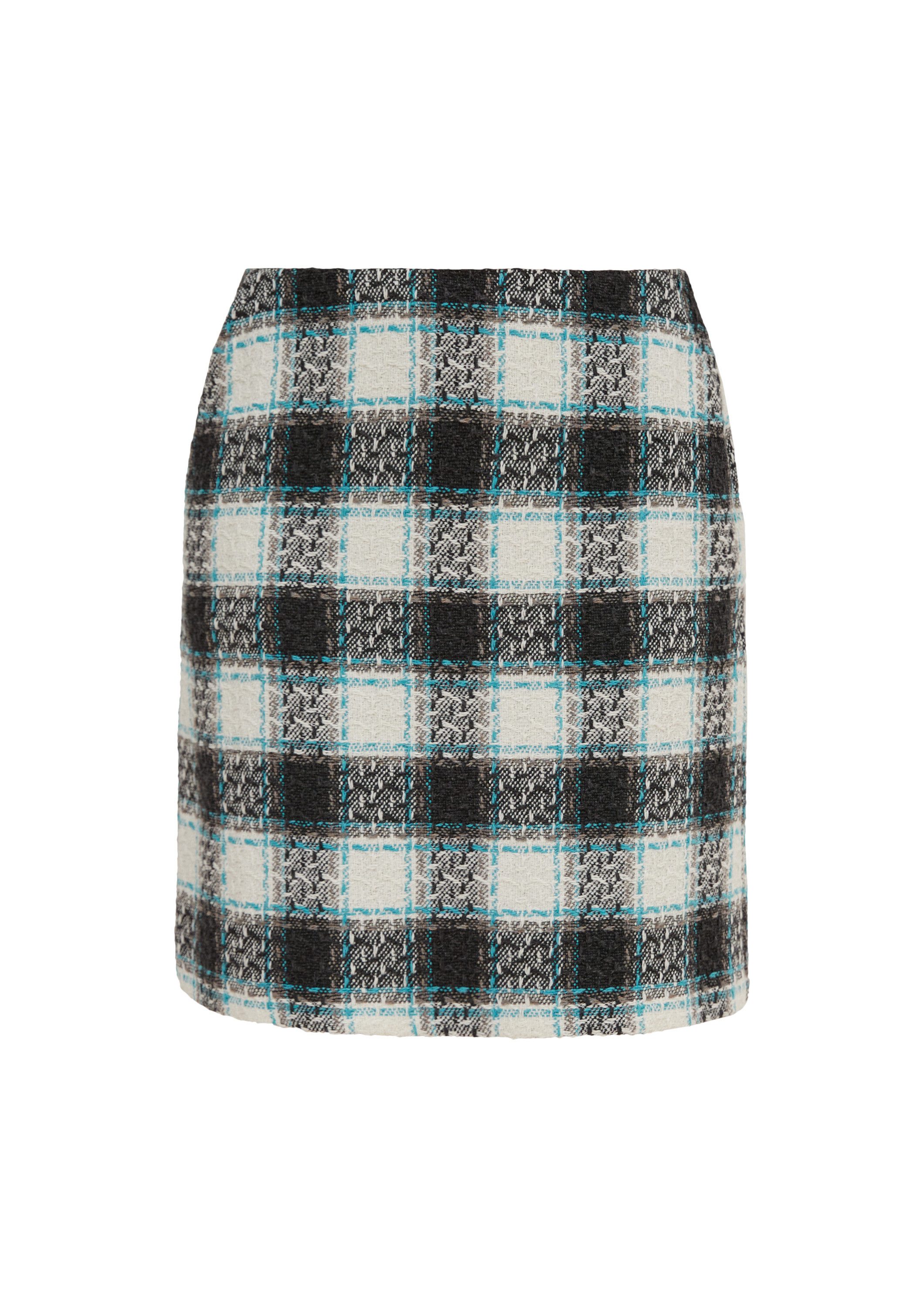 comma Minirock Rock Minirock aus Wollmix