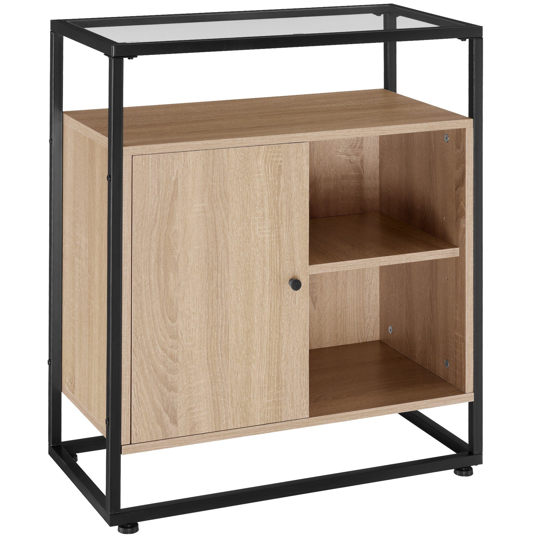 tectake Sideboard Conventry (Kommode, Montagematerial, Montageanleitung), Höhenverstellbare Kunststofffüße