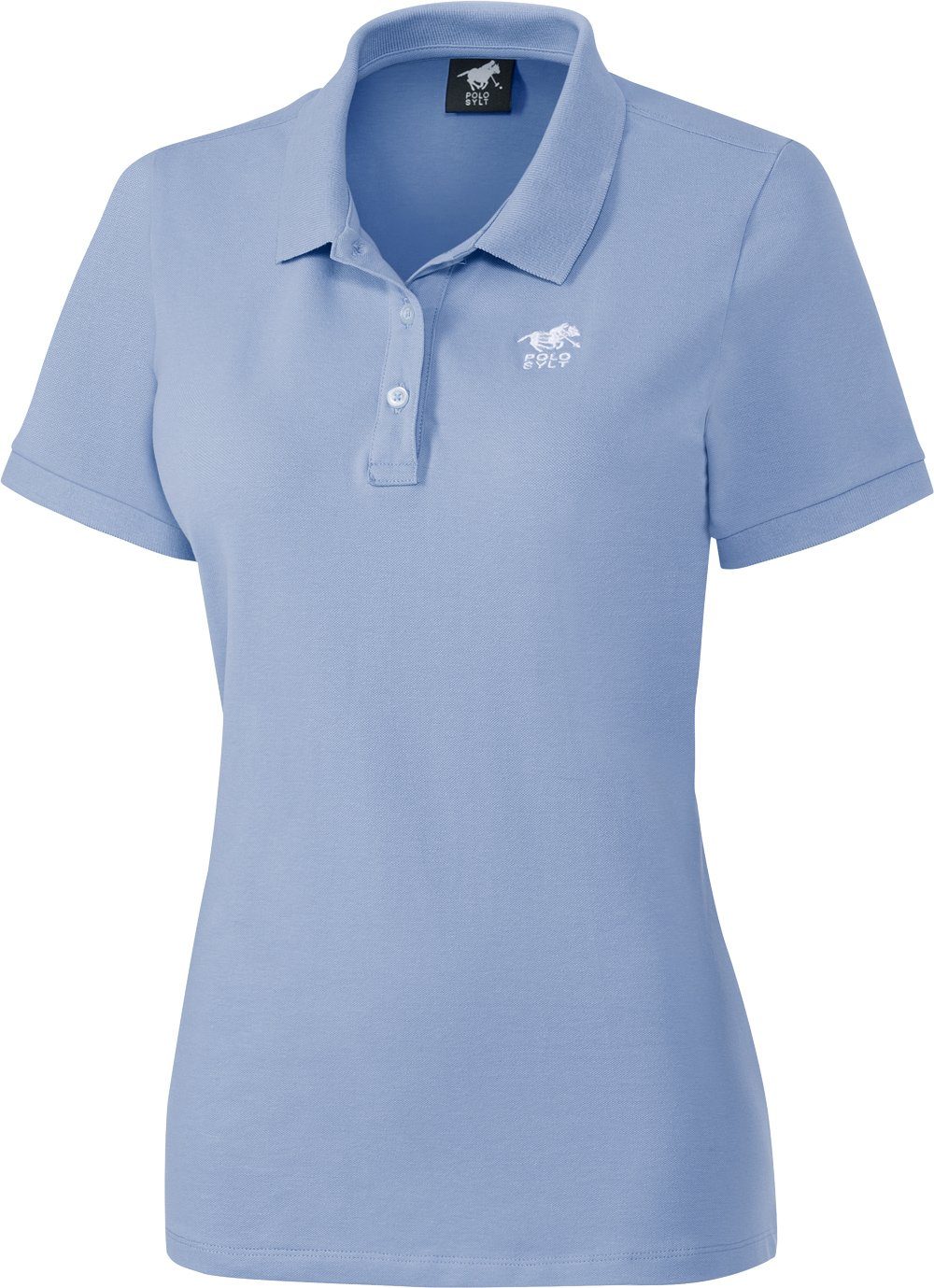 Polo Sylt Poloshirt aus weichem, anschmiegsamem und pflegeleichtem Stretch-Piqué