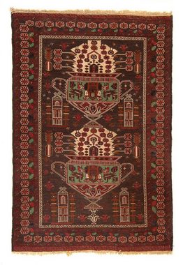 Wollteppich Kelim - Oriental - 179 x 130 cm - braun, morgenland, rechteckig, Höhe: 4 mm, Wohnzimmer, Einzelstück