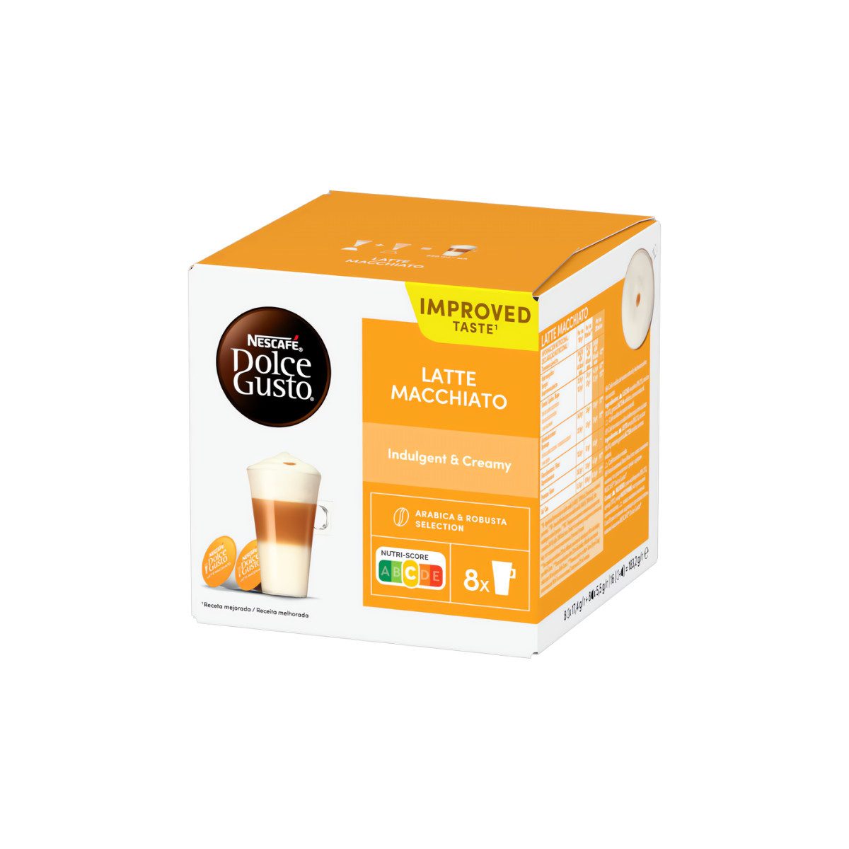 NESCAFE Kaffee Kaffeekapseln NESCAFÉ® Dolce Gusto® Latte Macchiato, 8+8 Stk.