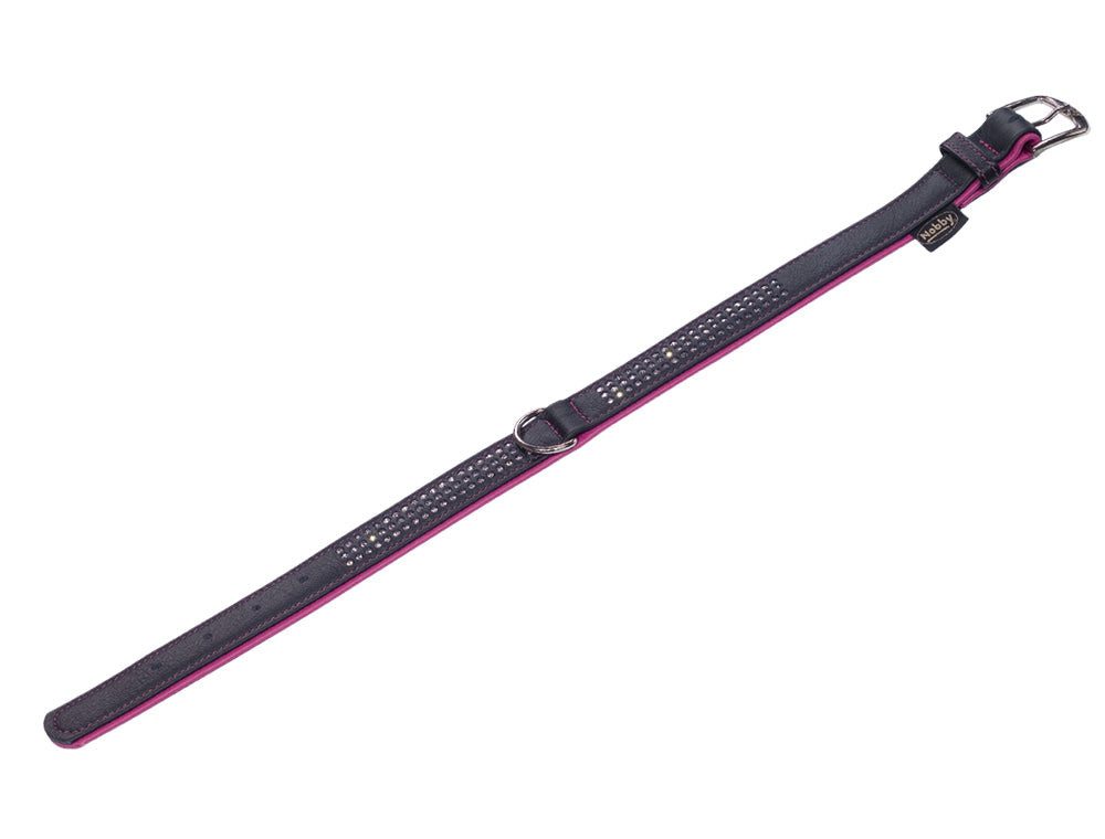 Nobby Hunde-Halsband Halsband "PACIFIC DELUXE" dreireihig, leder