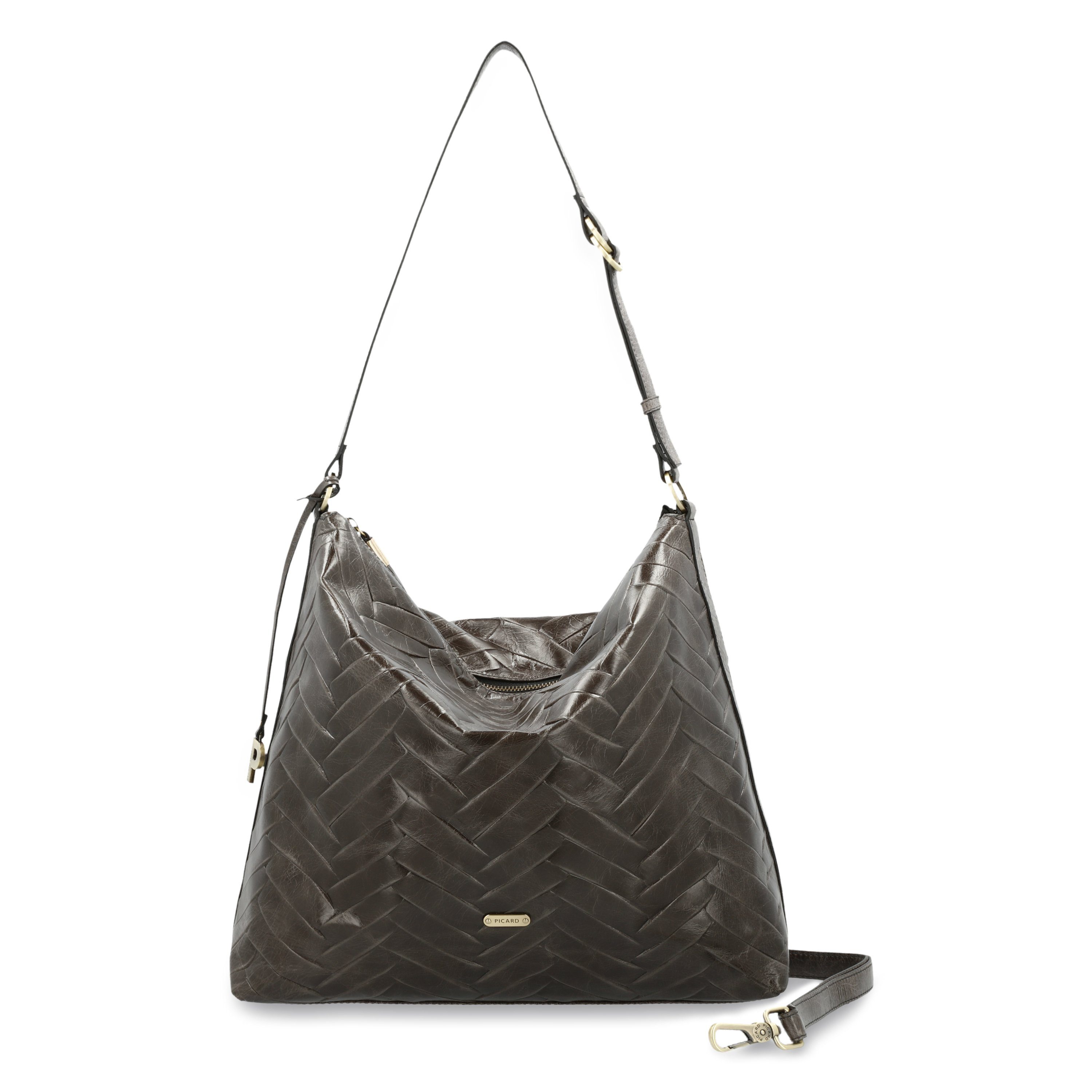 Schultertasche PICARD Beuteltasche Basket aus Echtleder