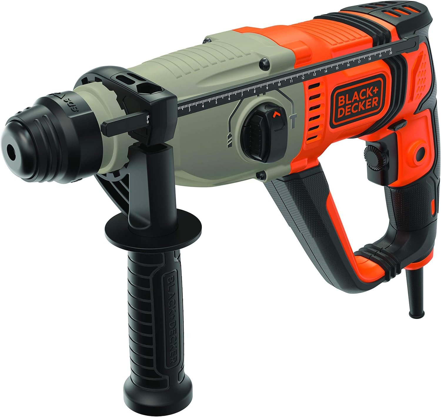 Black + Decker Kombihammer SDS-plus Kombihammer 800 Watt, 2,2 Joule, (1-tlg)