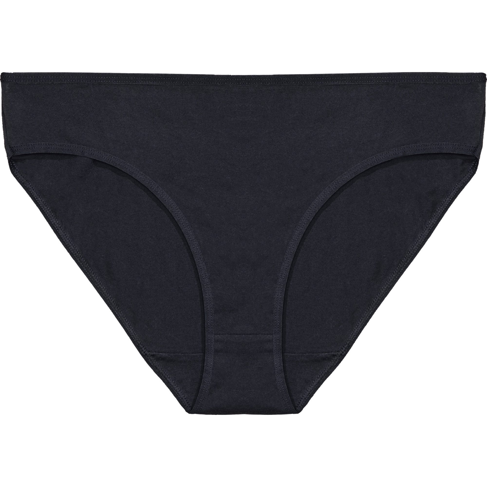 REDBEST Slip Damen-Slip 5er-Pack Single-Jersey Uni: 3 Slips/Streifen: gestrickter Ringel, 2 Slips – Bild 4 von 5