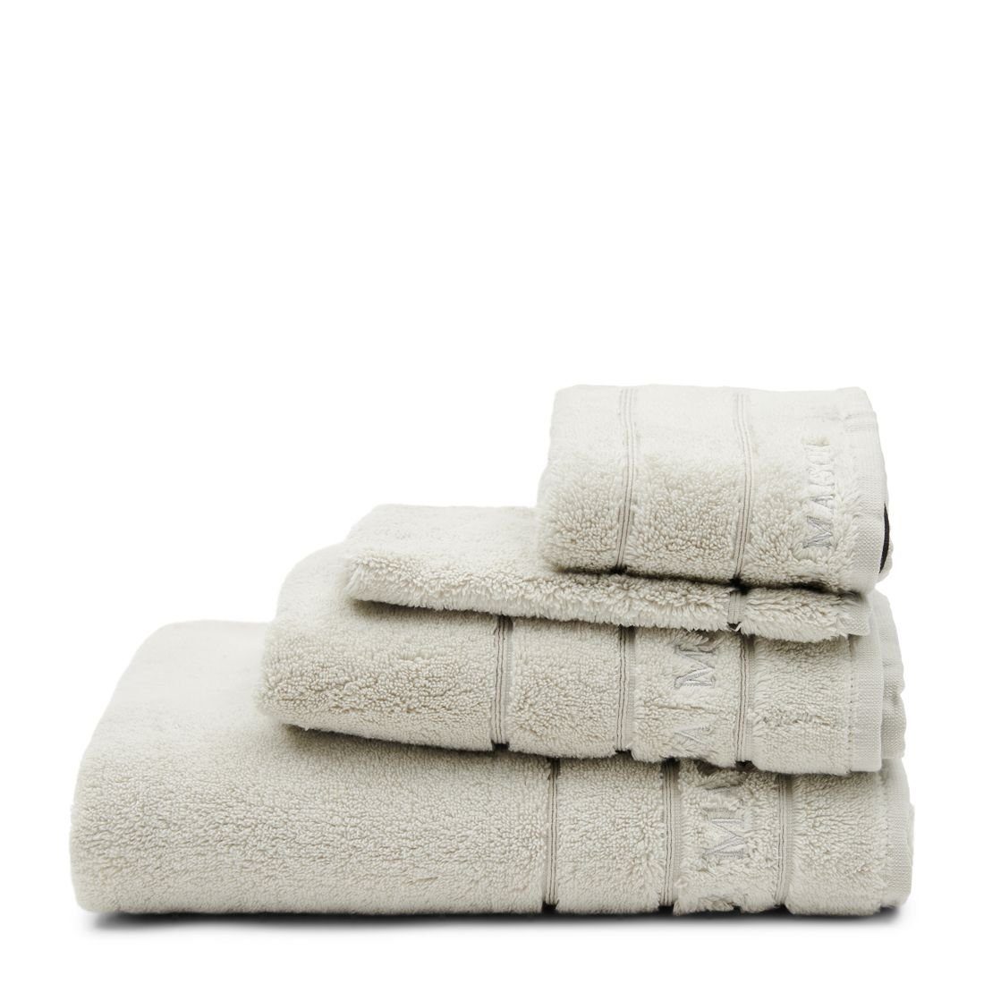 Handtuch, Maison Hotel Gästehandtuch Towel stone RM Guest Rivièra 50x30, Baumwolle