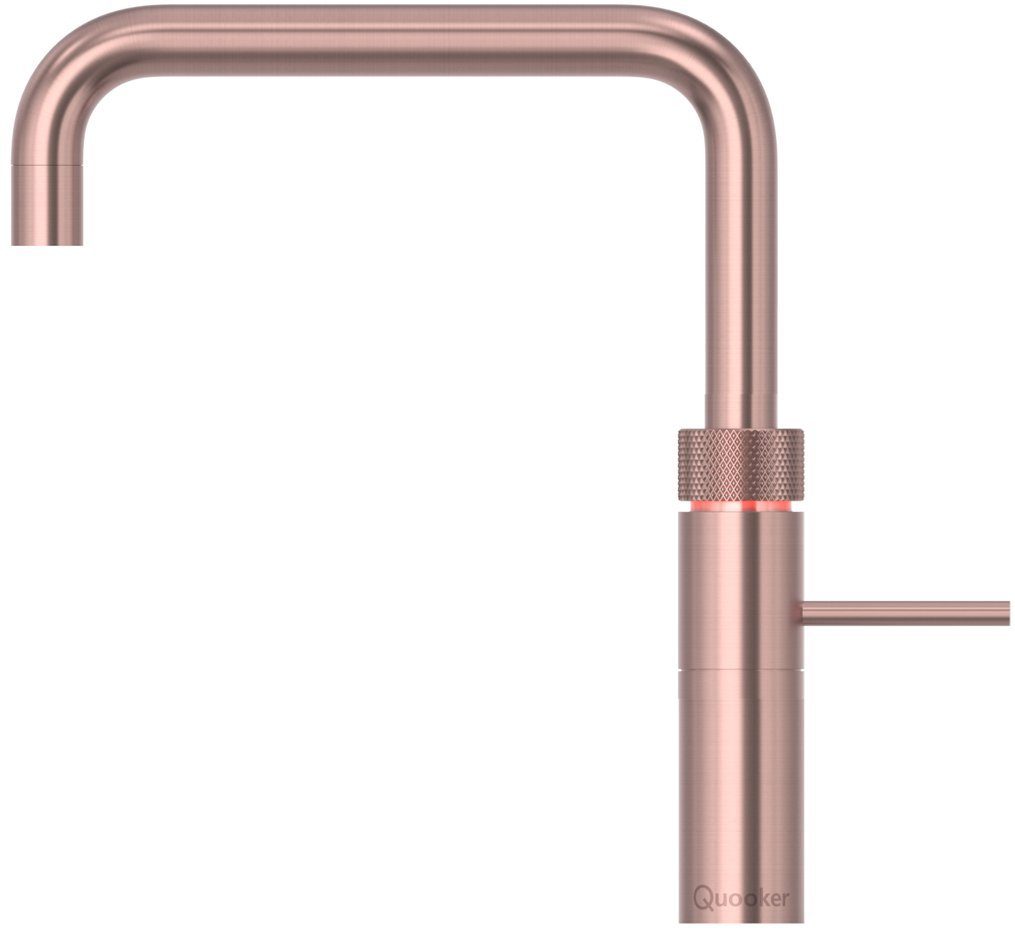 & Rosé Fusion Küchenarmatur QUOOKER GARANTIE* CUBE Kupfer 22+FSRCOCUBE2 mit Reservoir Square JAHRE 7 *inkl. COMBI+