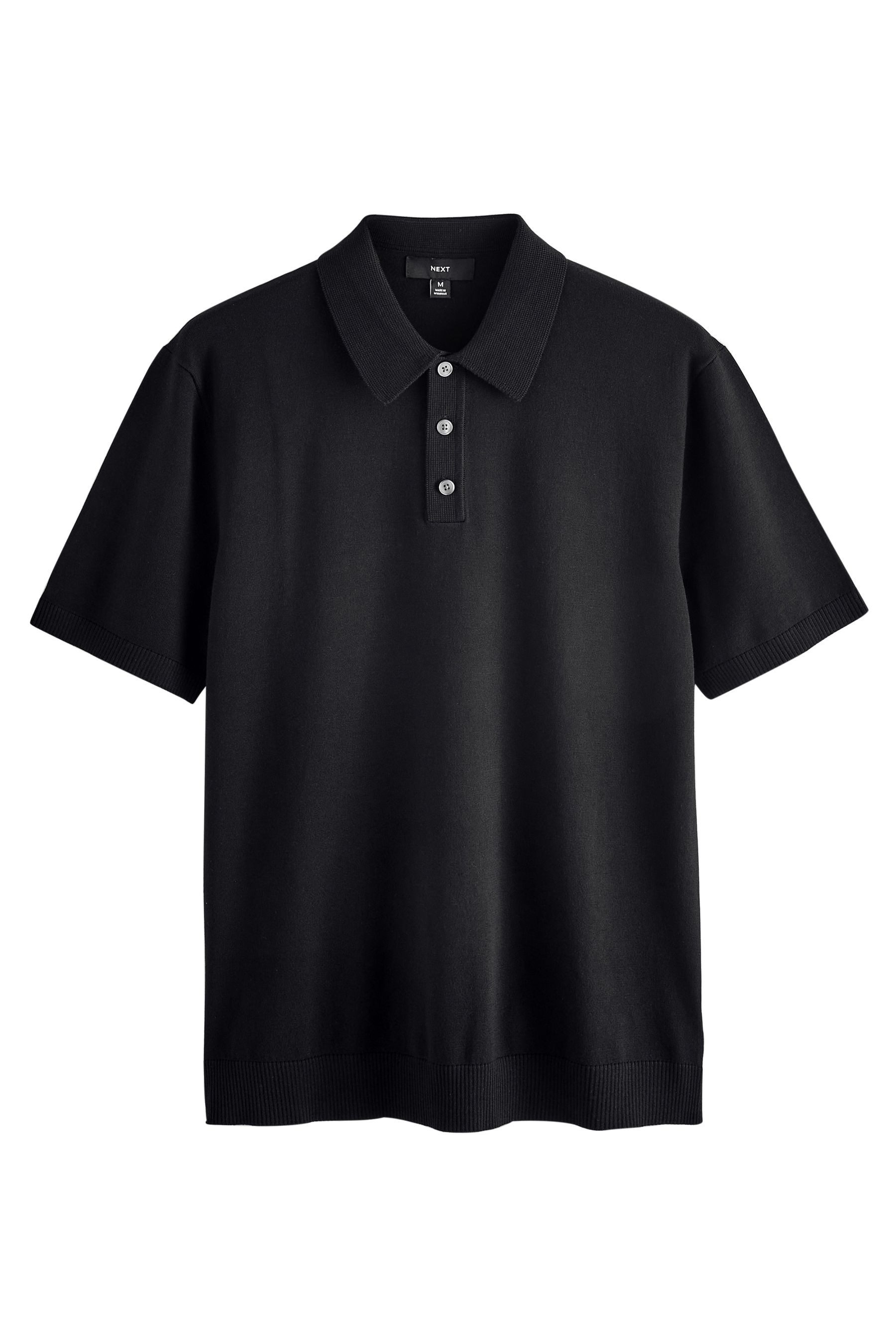 Next Poloshirt Kurzärmeliges Strick-Polohemd im Regular günstig online kaufen