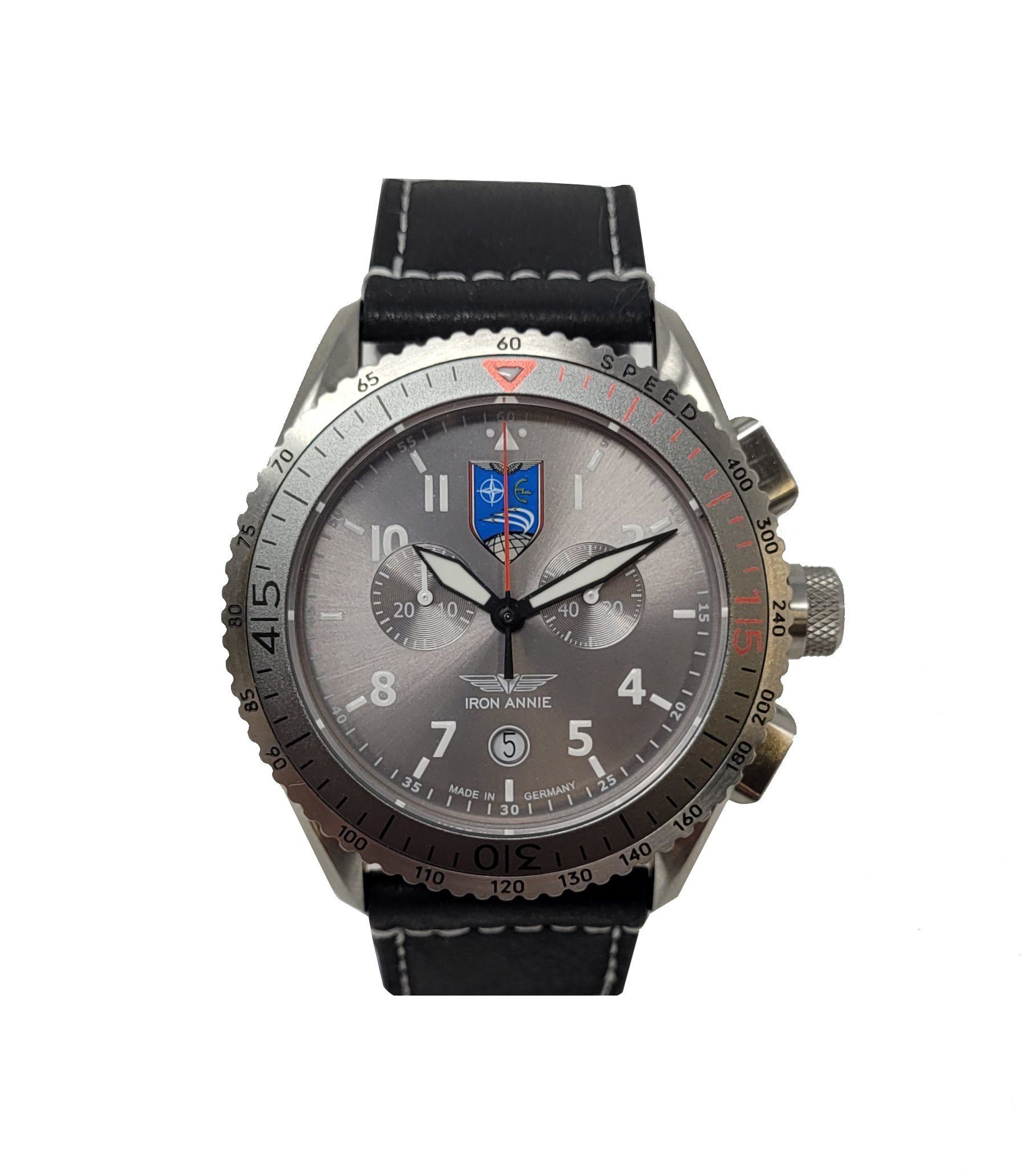 IRON ANNIE Chronograph, Wappen Einsatzführungsbereich 3 Luftwaffe Limited Edition 5879-4